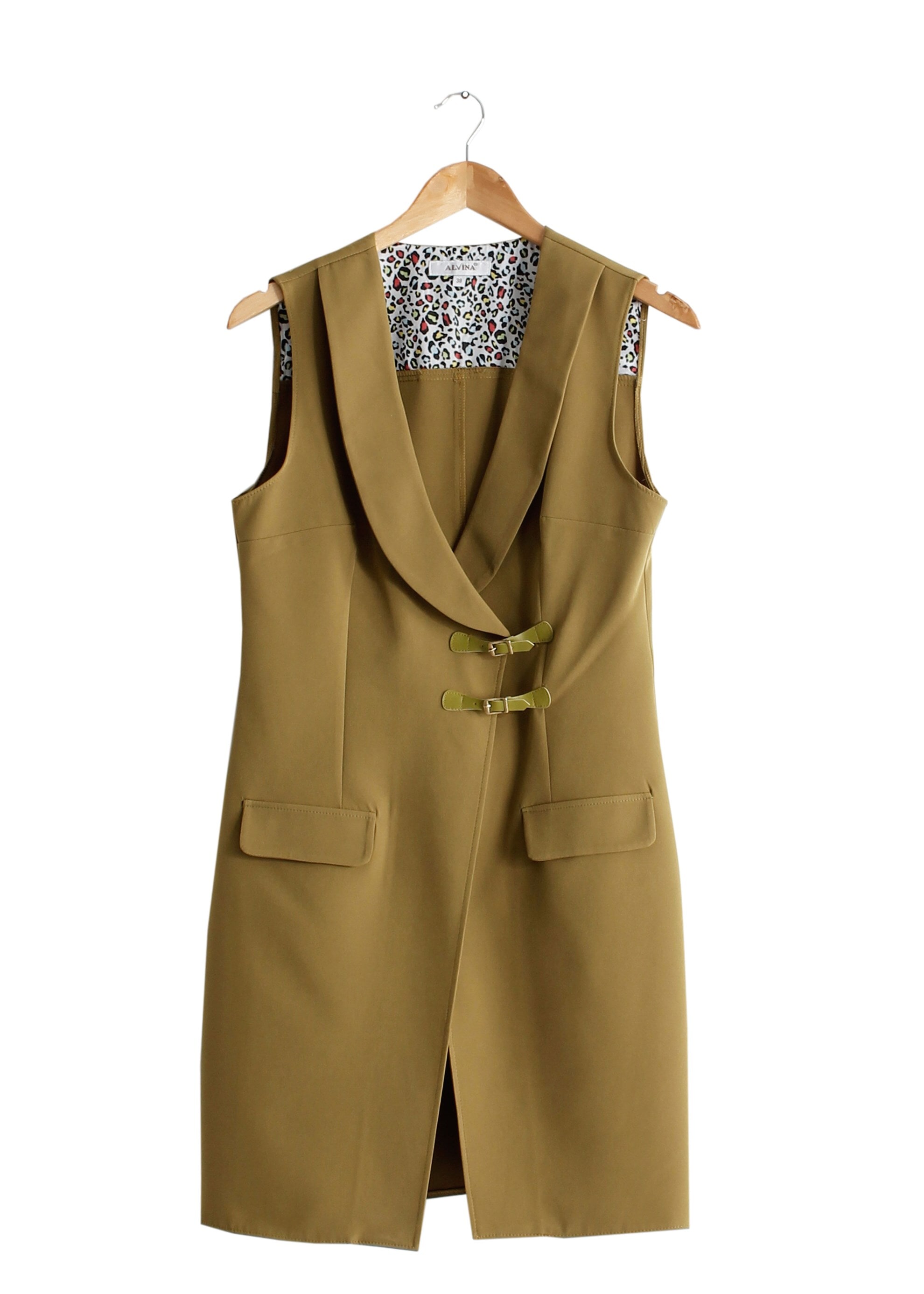 Tesettür giyim YEŞİL 4369 Dilma 43551 Tesettür Yelek 36/44(38-40) TEK42