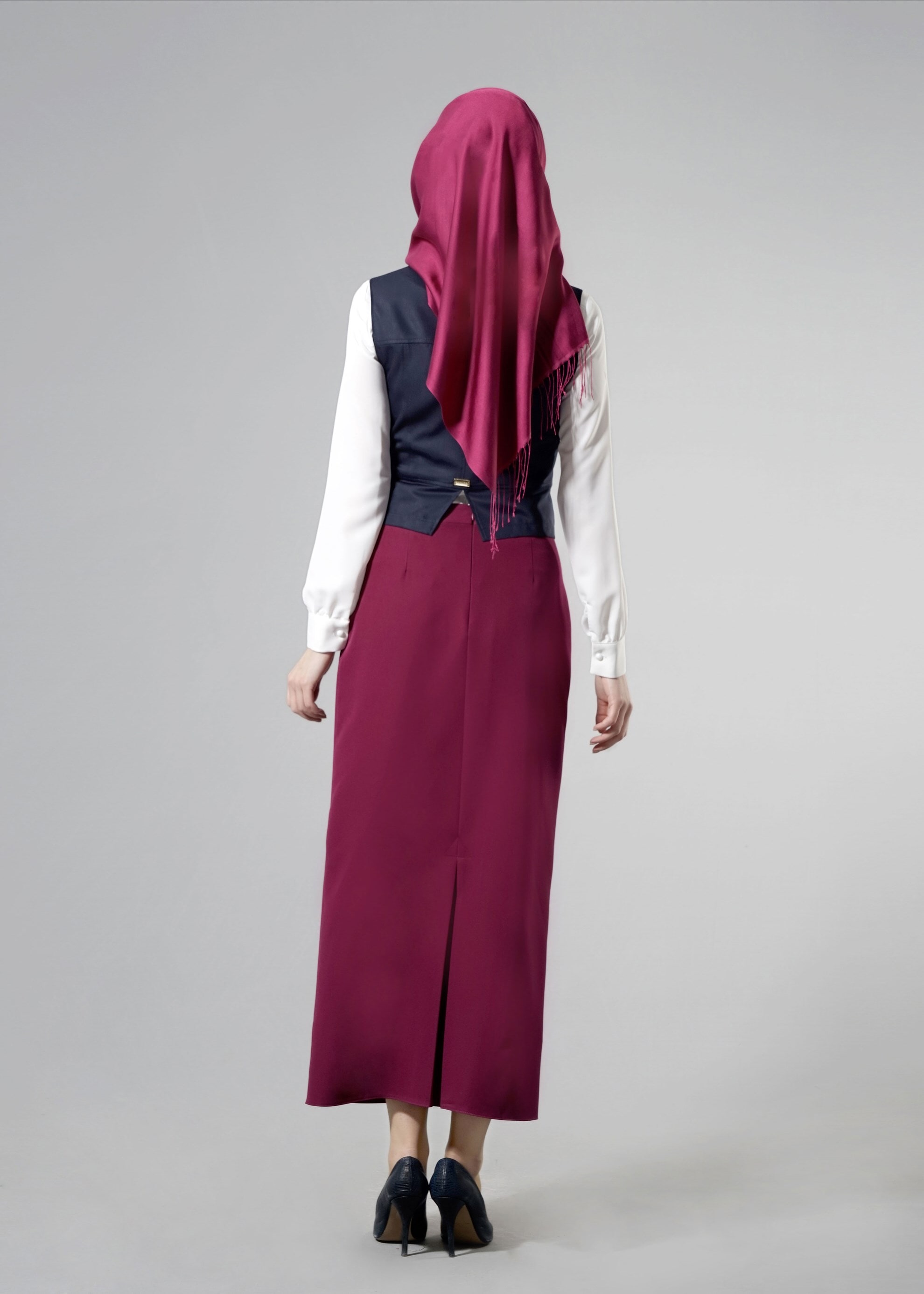 Tesettür giyim LACİVERT 4376 Life Tesettür Yelek 36/42(38-40)