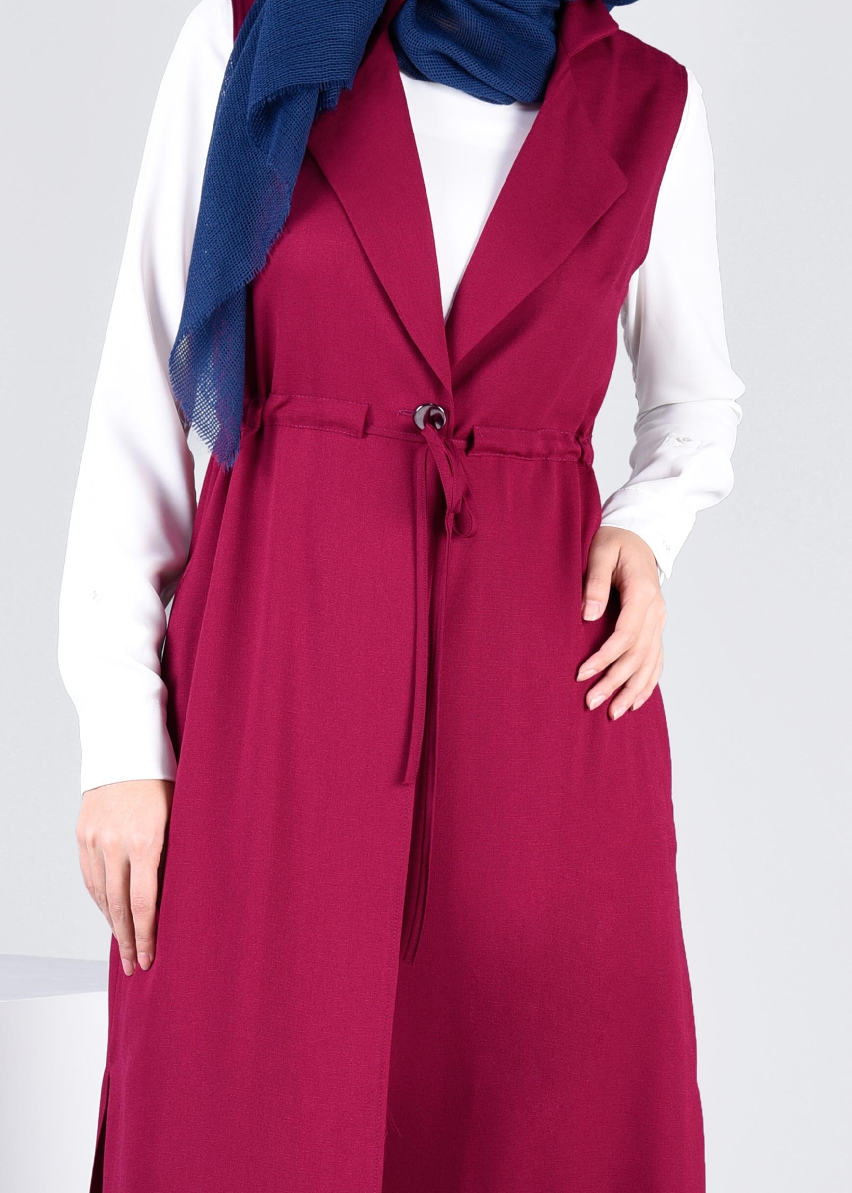 Tesettür giyim MÜRDÜM 4595 Nora Tesettür Yelek 36/44 TEK38