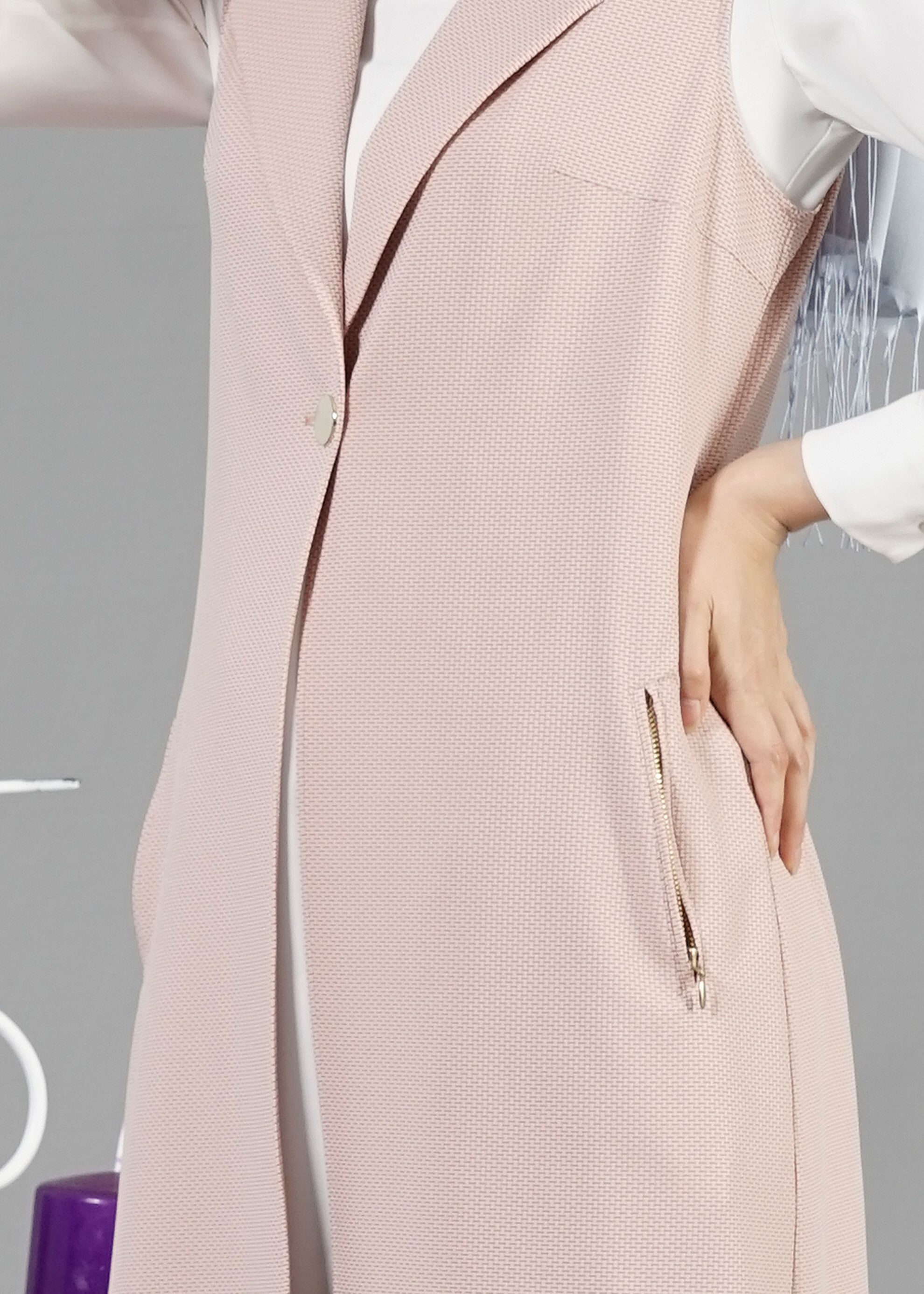 Tesettür giyim BEJ 4597 Berta Tesettür Yelek 38/46 TEK40