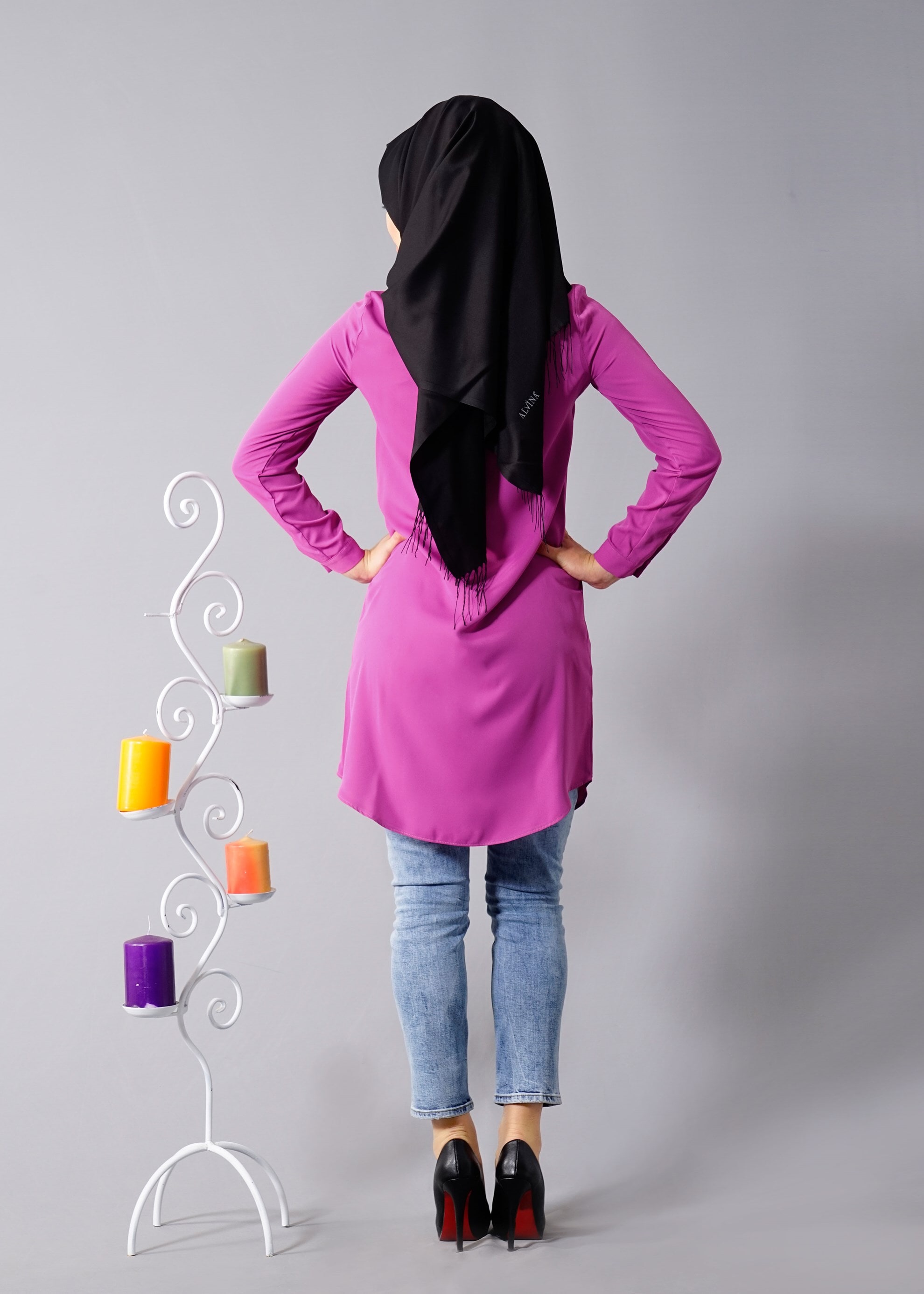 Tesettür giyim MOR 4647 6384 Tesettür Tunik 38/46 TEK36