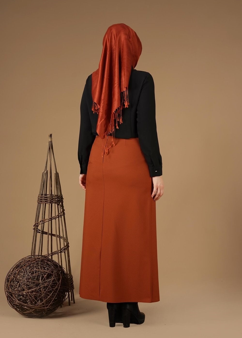 Tesettür giyim SİYAH 2631 BLUZ 