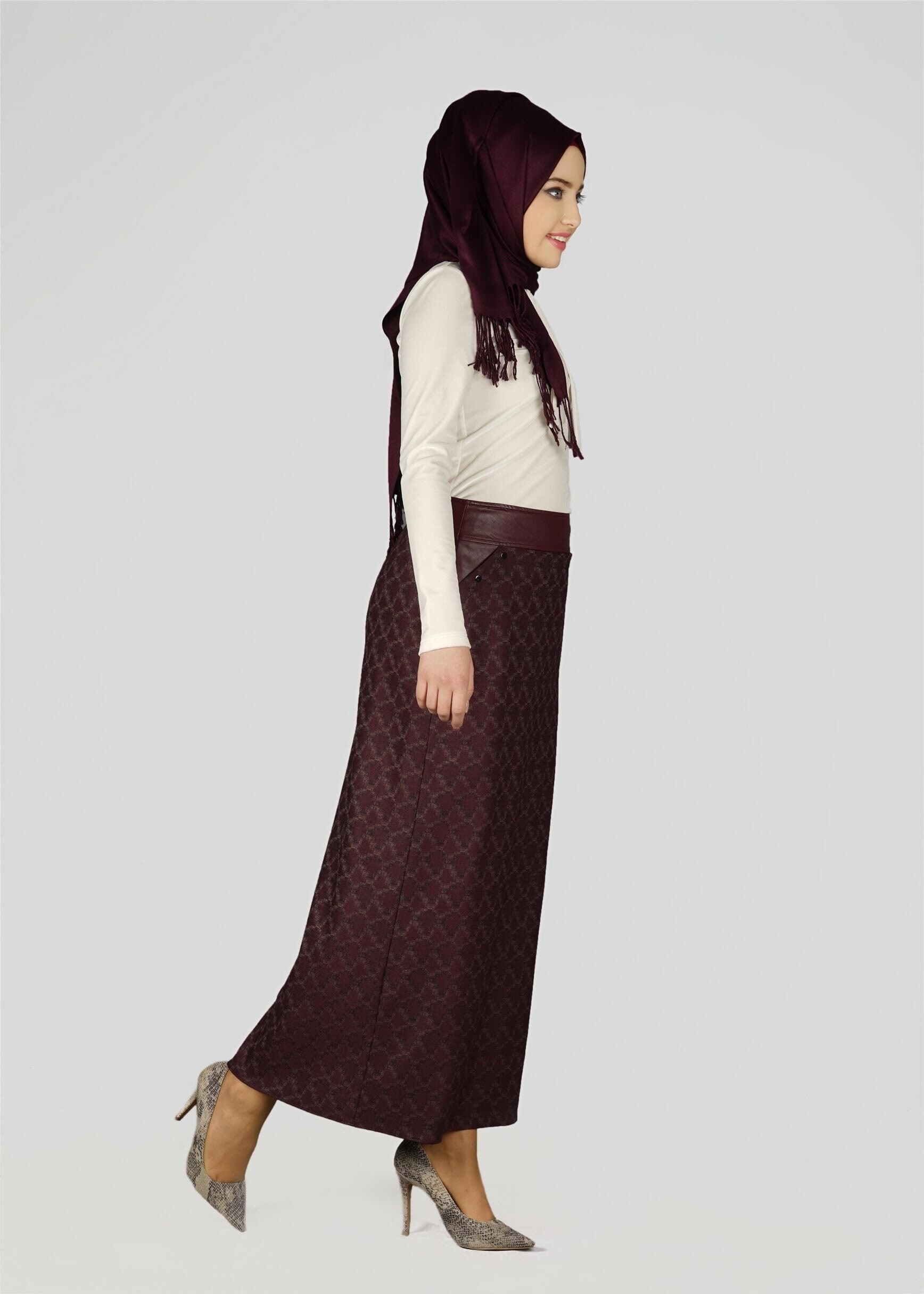 Tesettür giyim BEYAZ 4068 BLUZ