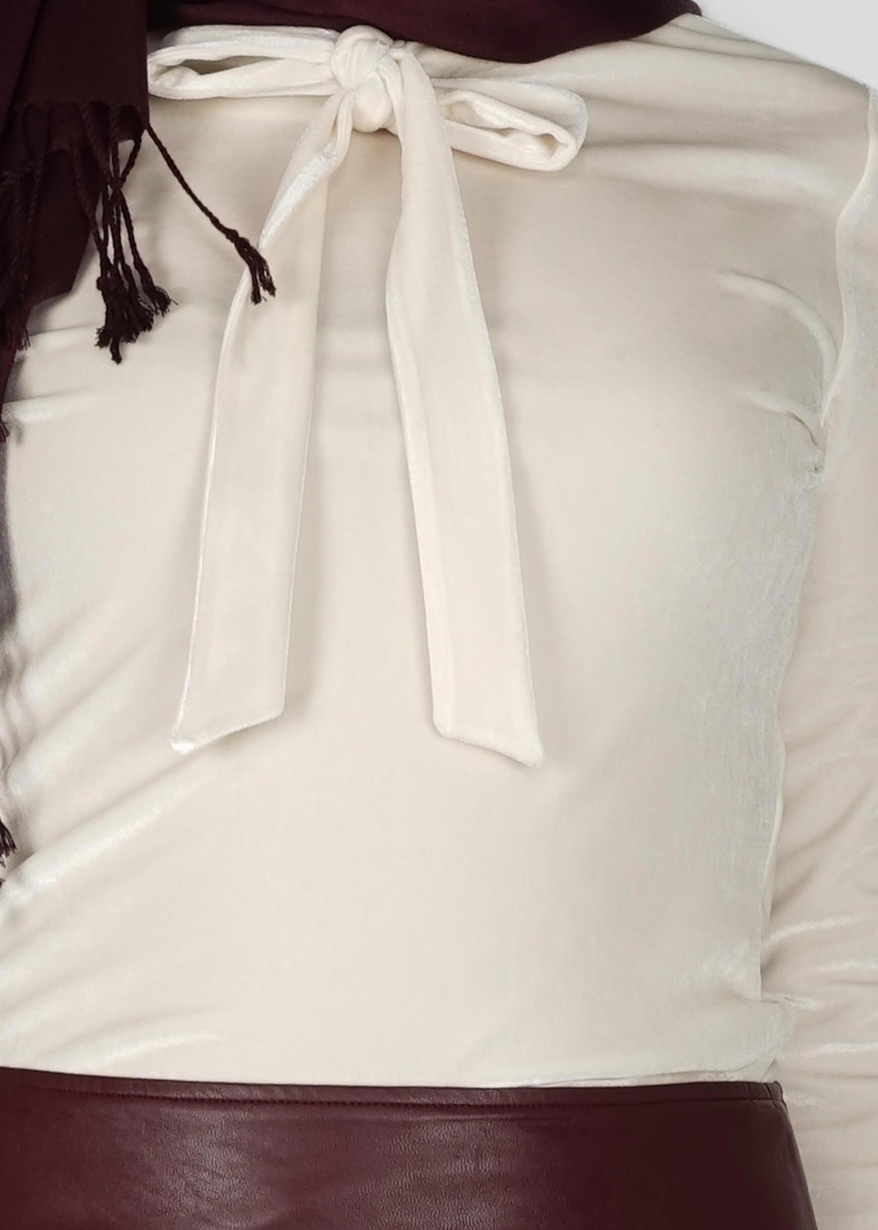 Tesettür giyim BEYAZ 4068 BLUZ