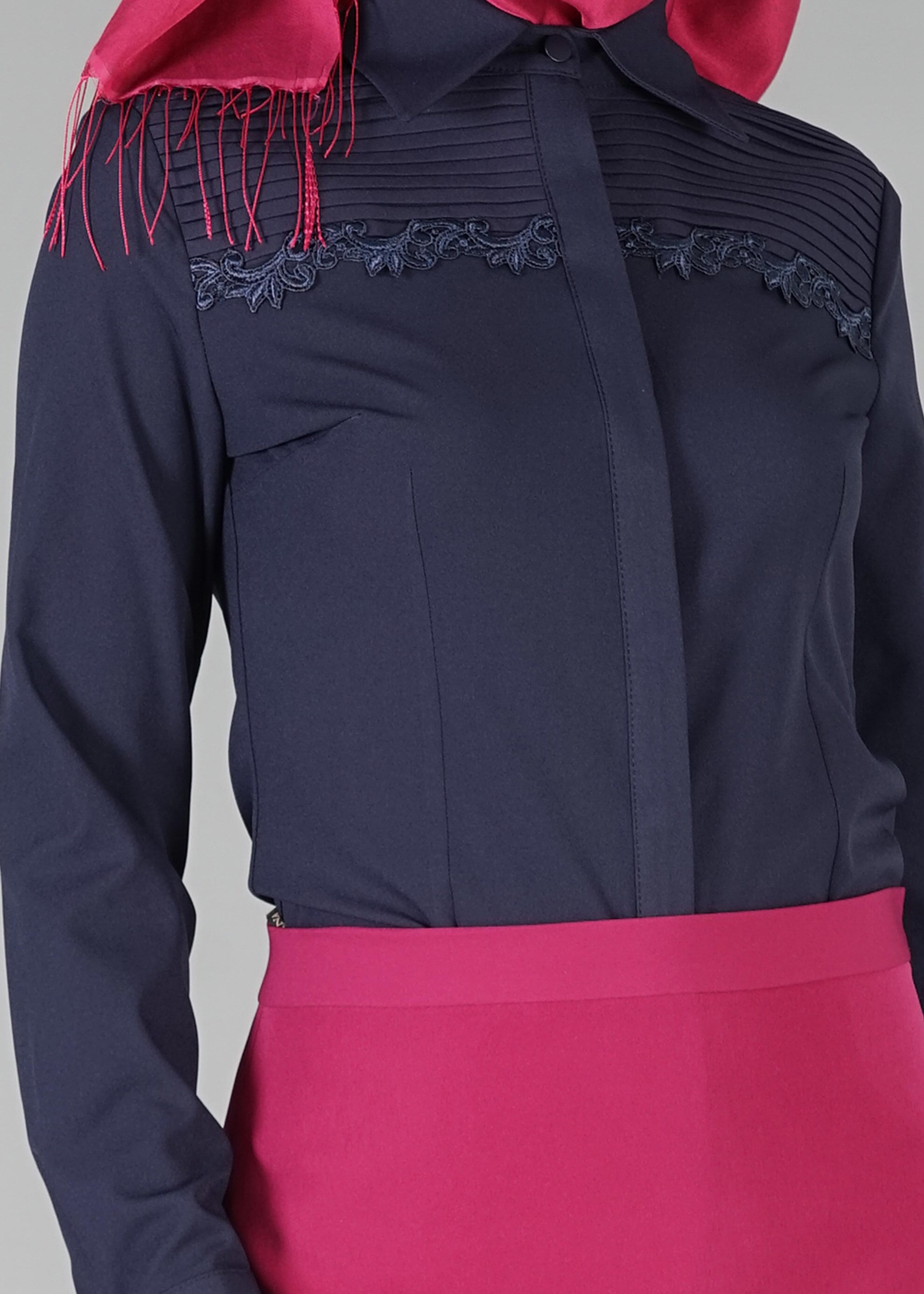 Tesettür giyim LACİVERT 4715 BLUZ