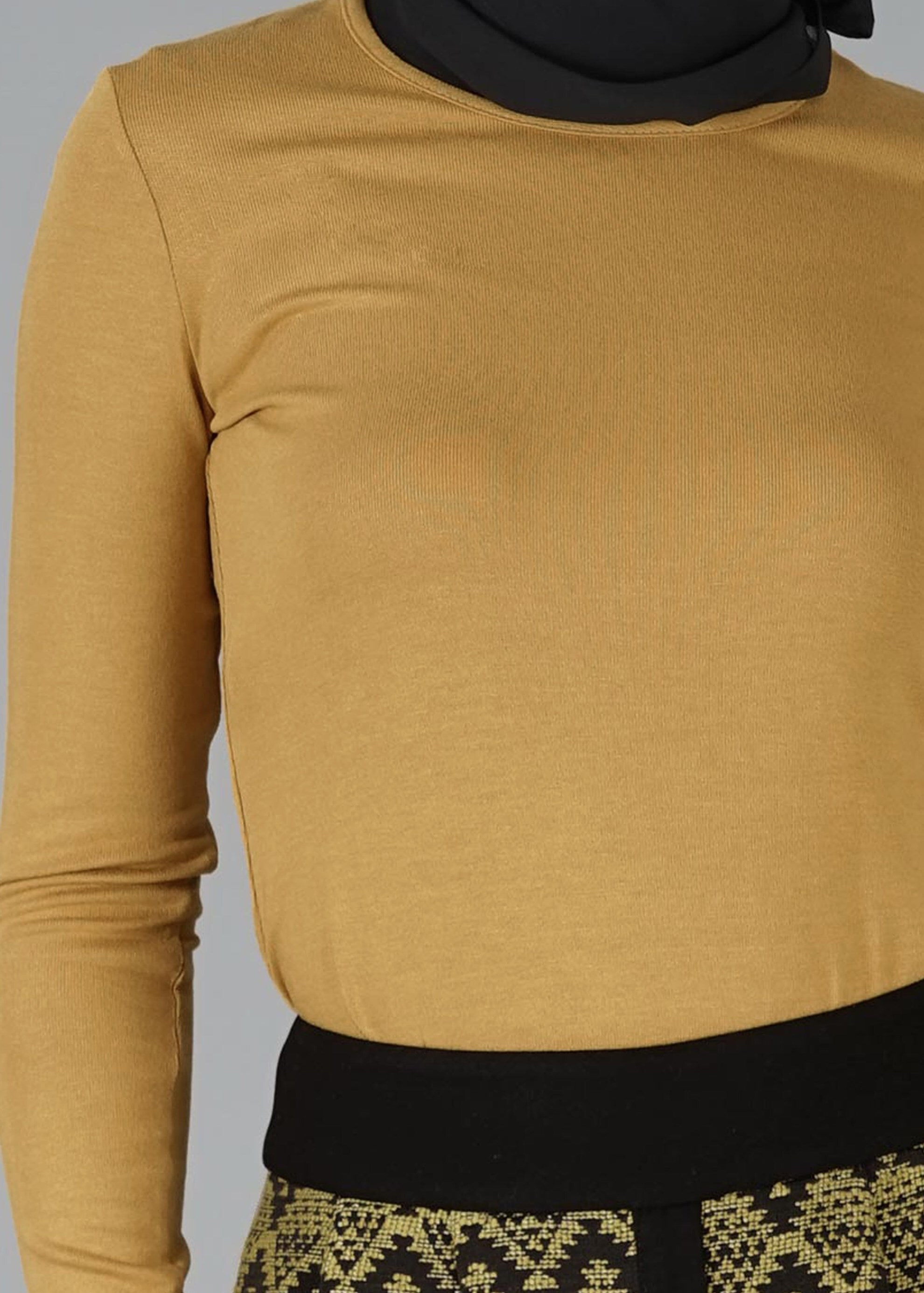 Tesettür giyim SARI 4716 BLUZ