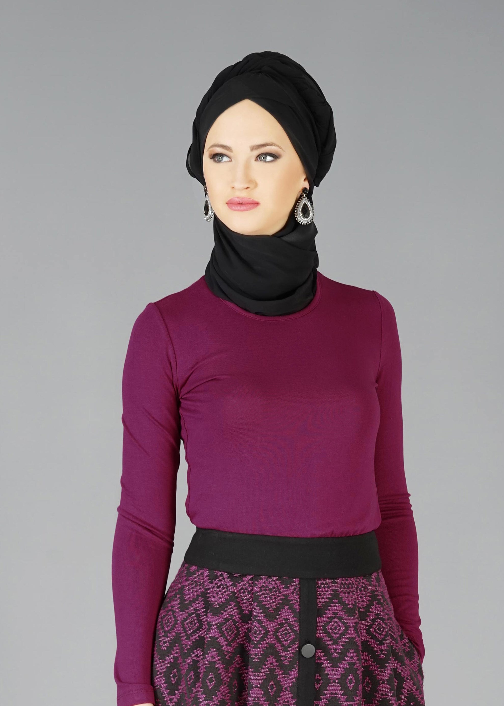 Tesettür giyim MOR 4716 BLUZ