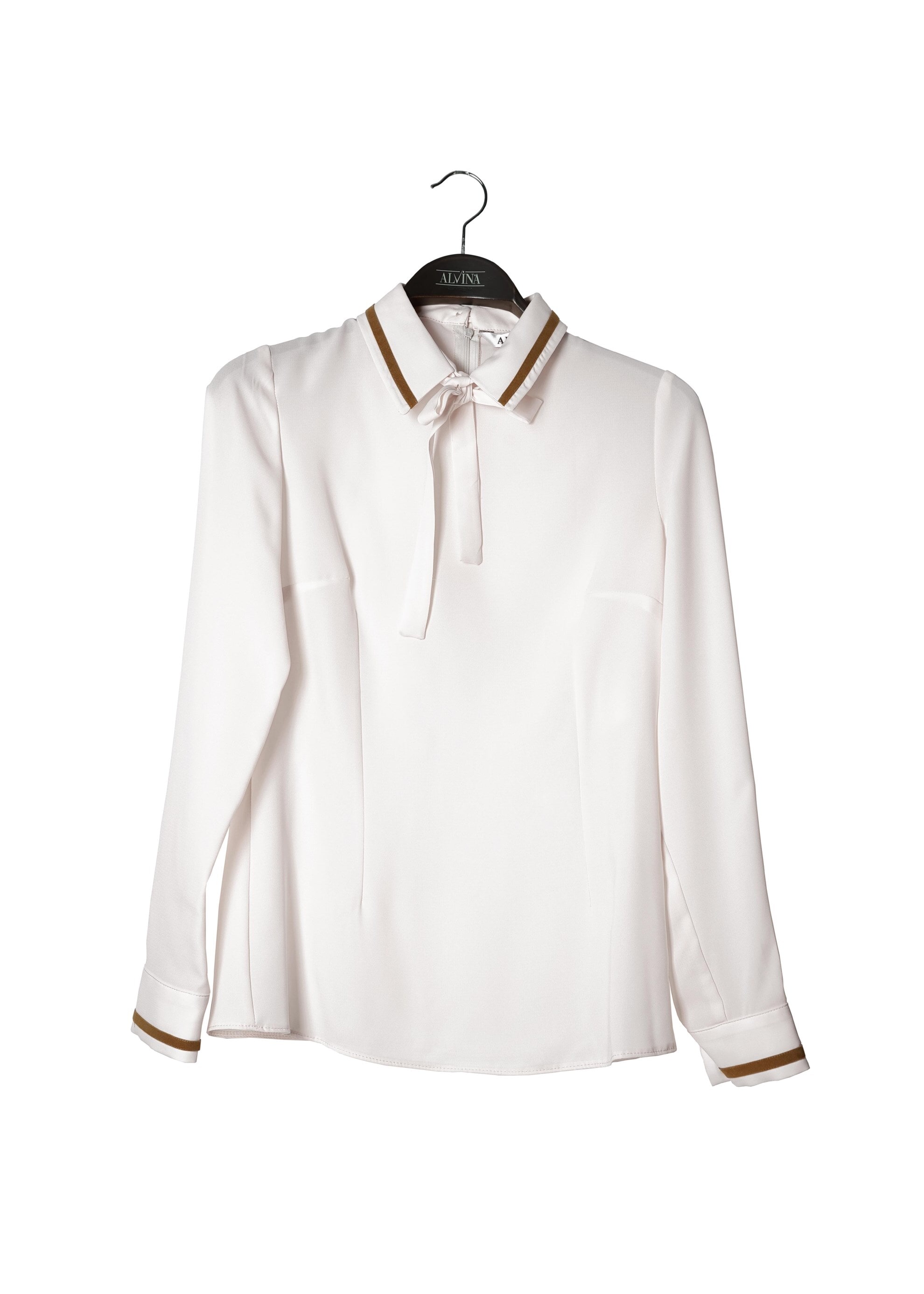 Tesettür giyim BEYAZ YAKASI BAĞLAMALI BLUZ 4720 