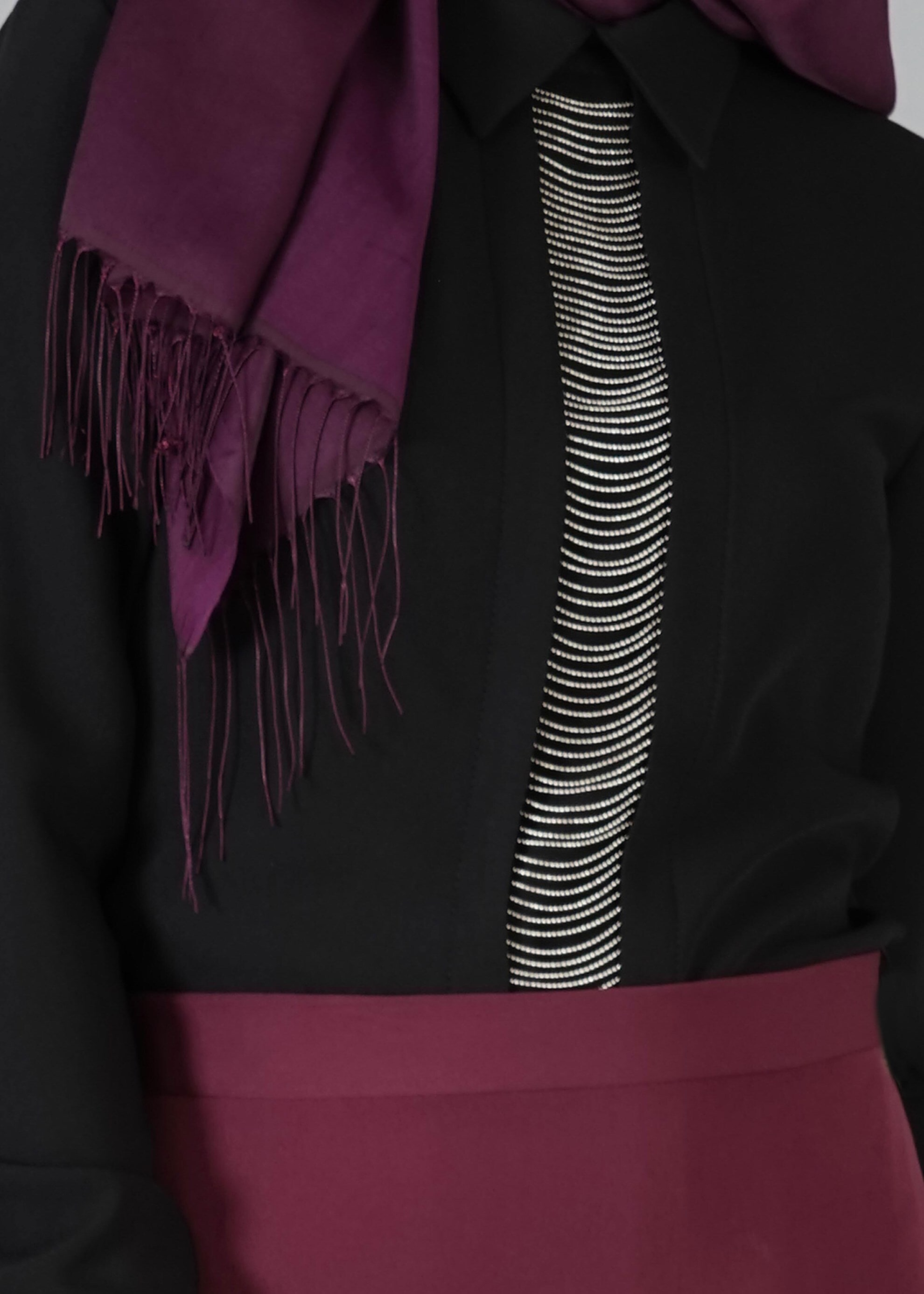 Tesettür giyim SİYAH 4721 BLUZ