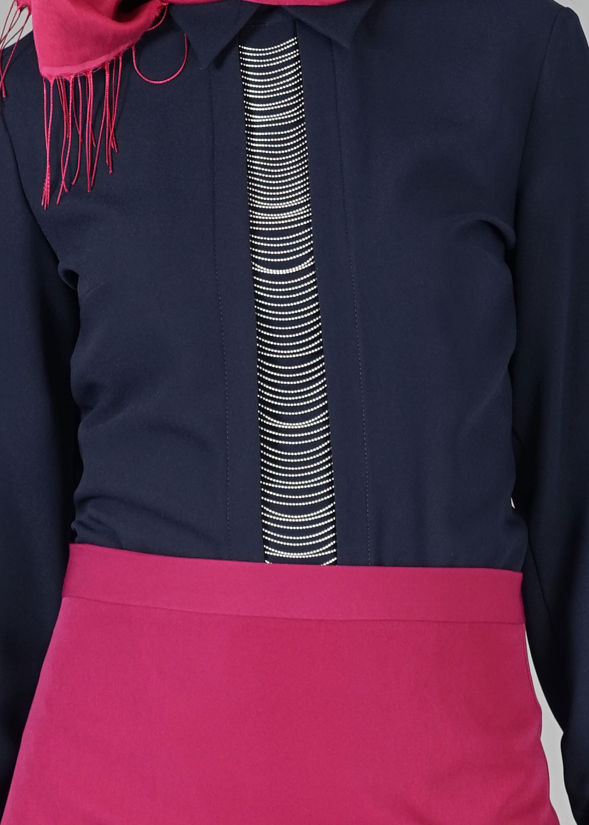 Tesettür giyim LACİVERT 4721 BLUZ