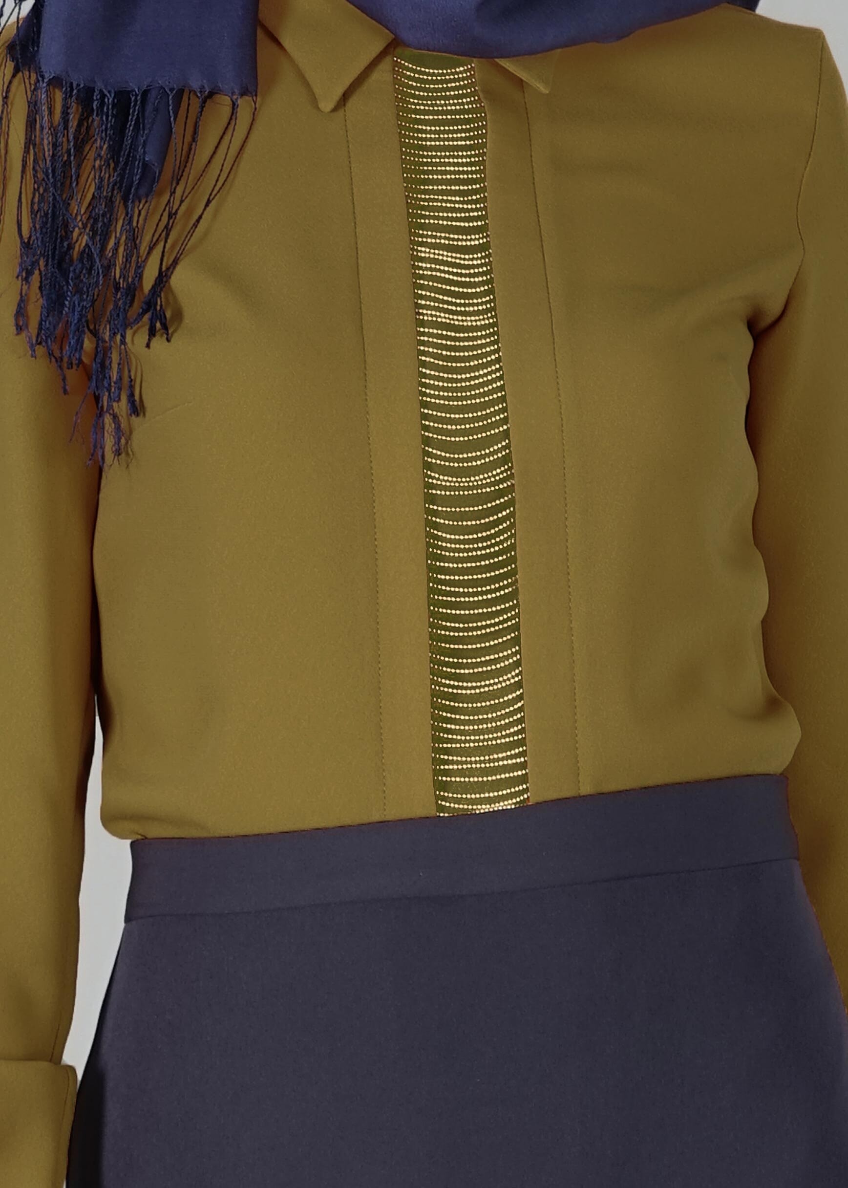 Tesettür giyim YEŞİL 4721 BLUZ