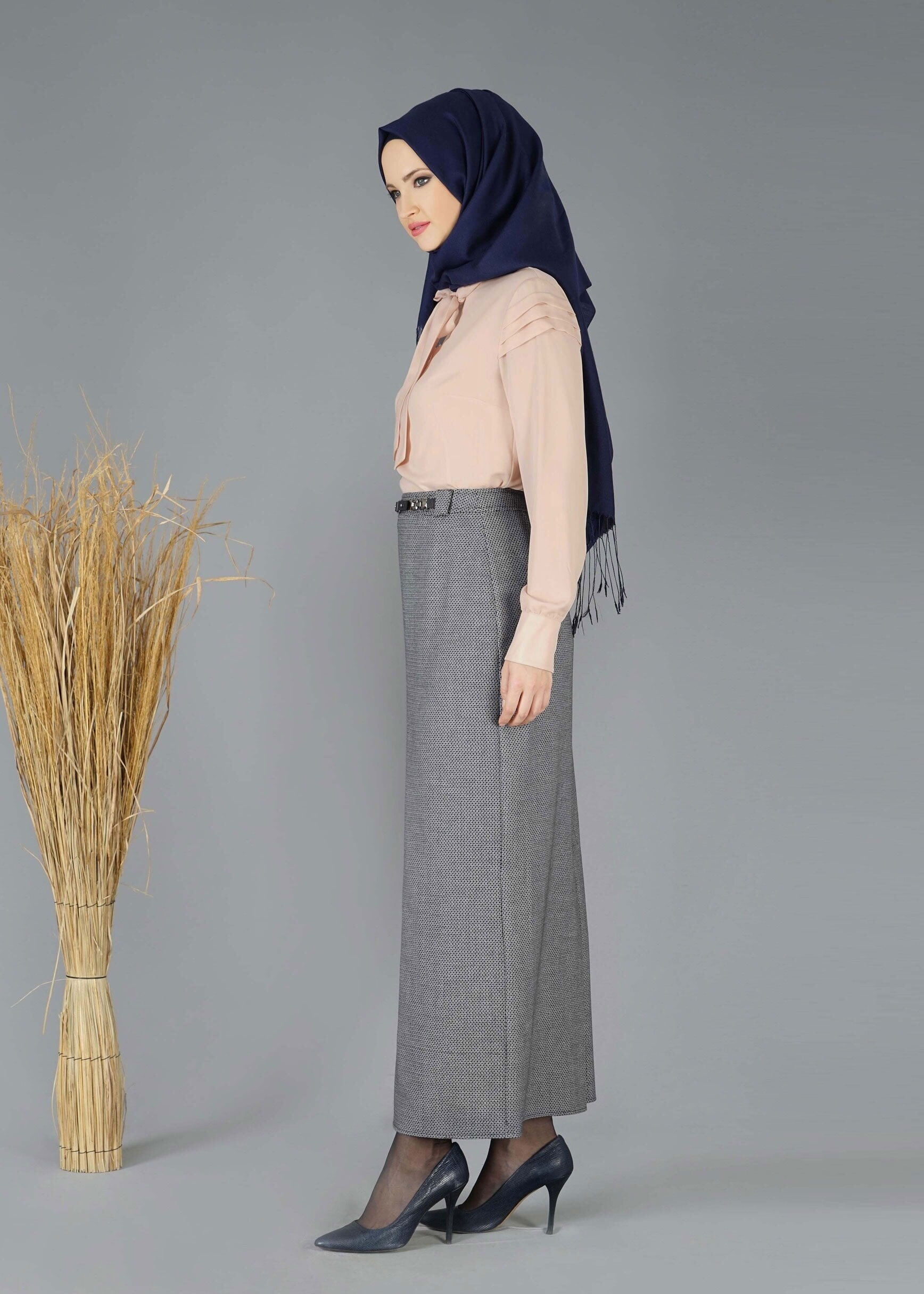 Tesettür giyim BEJ 4760 BLUZ