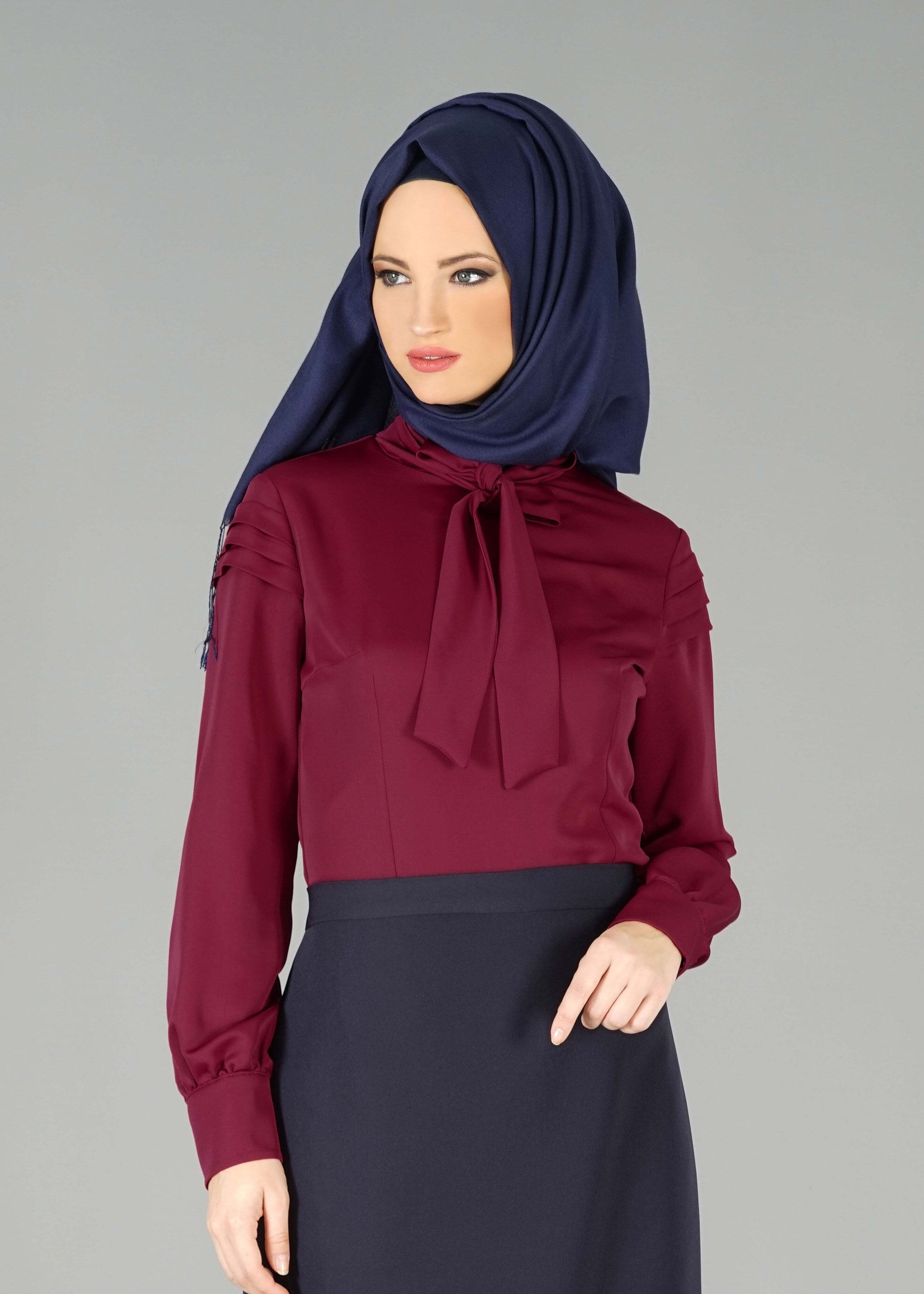Tesettür giyim MÜRDÜM 4760 BLUZ