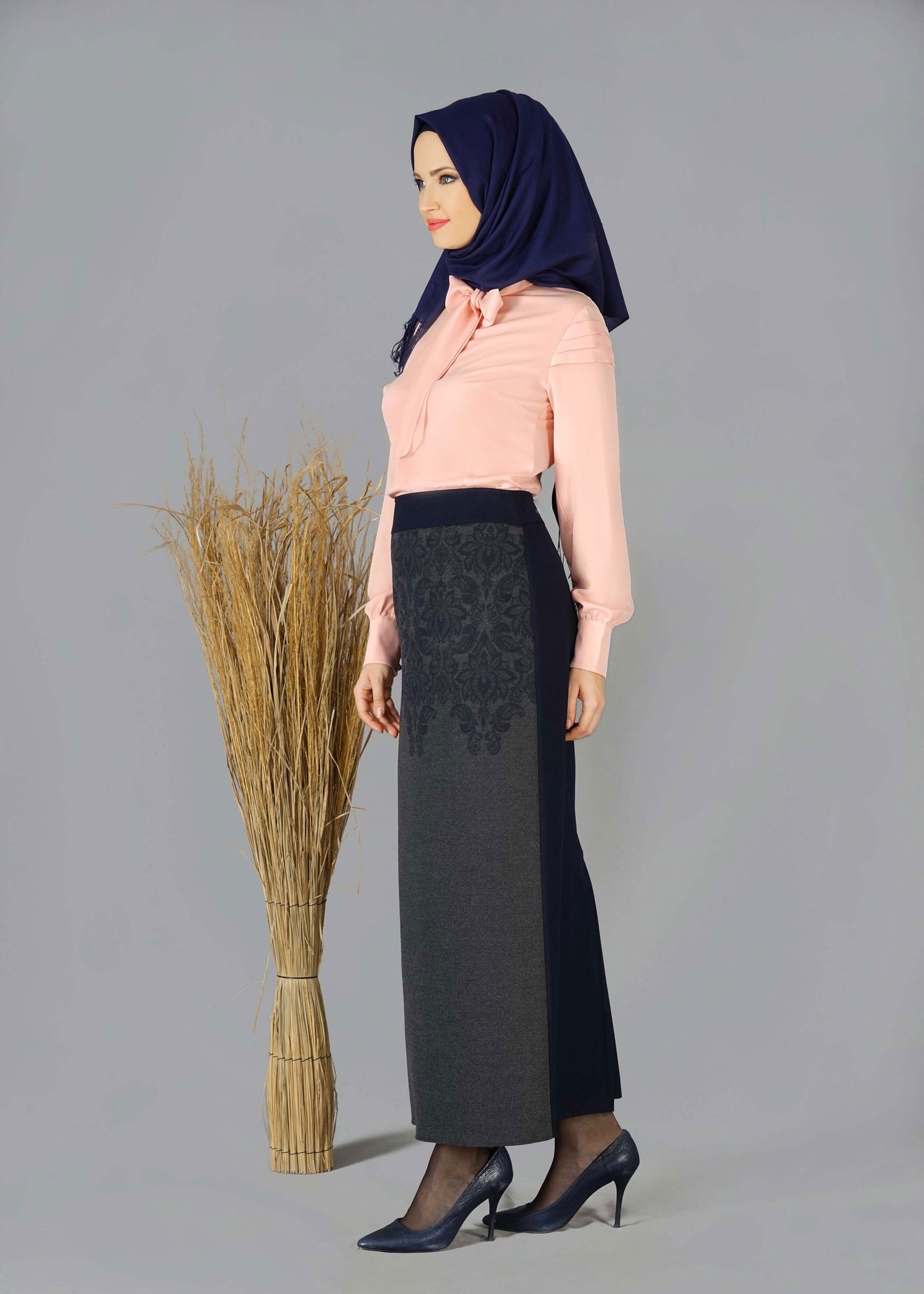 Tesettür giyim PUDRA 4760 BLUZ