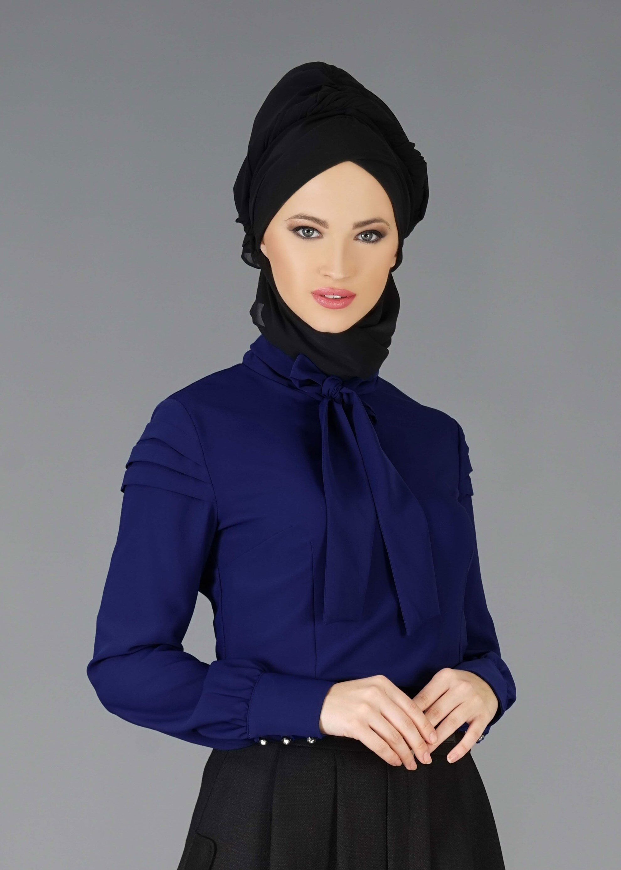 Tesettür giyim LACİVERT 4760 BLUZ