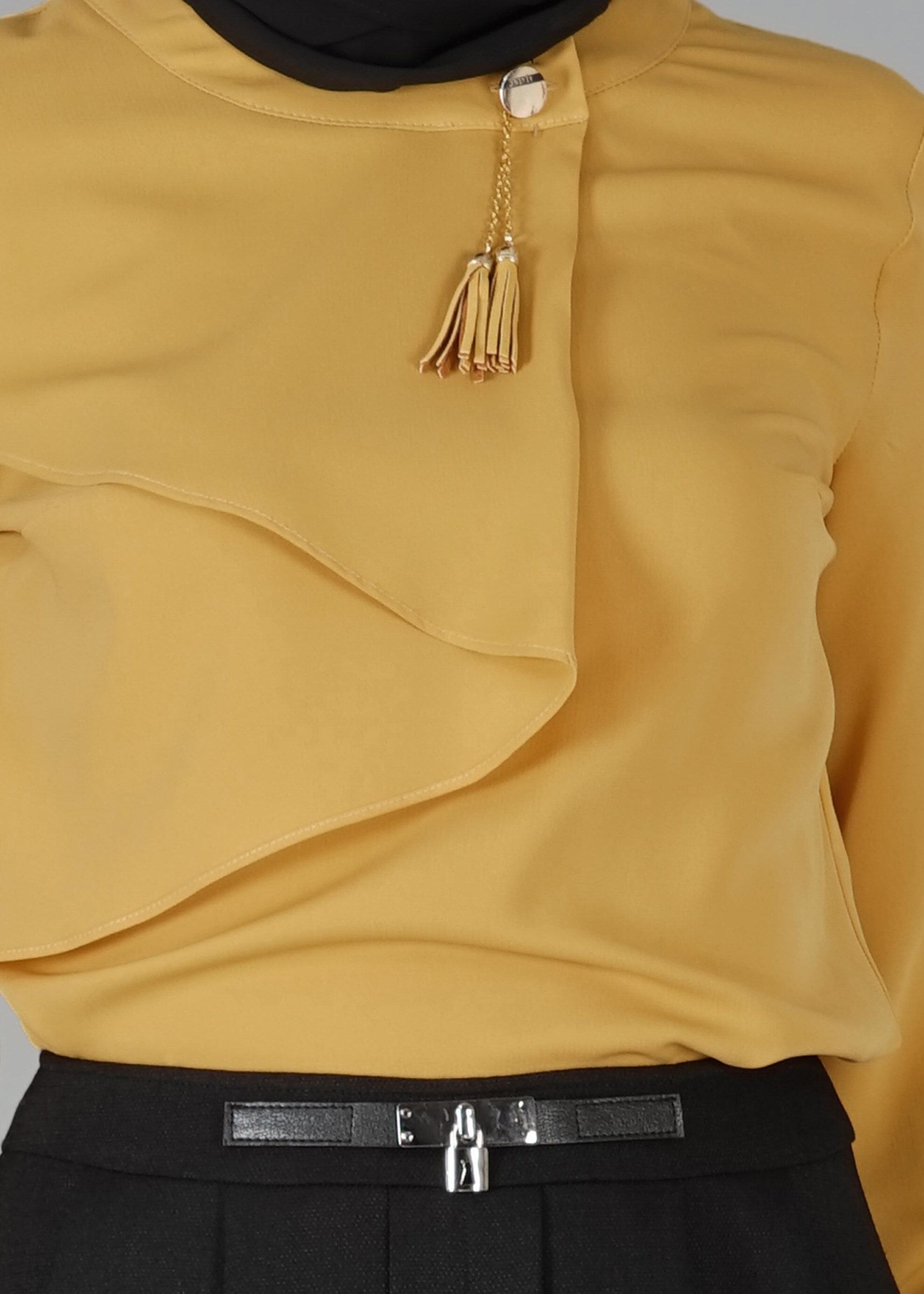 Tesettür giyim SARI 4794 BLUZ