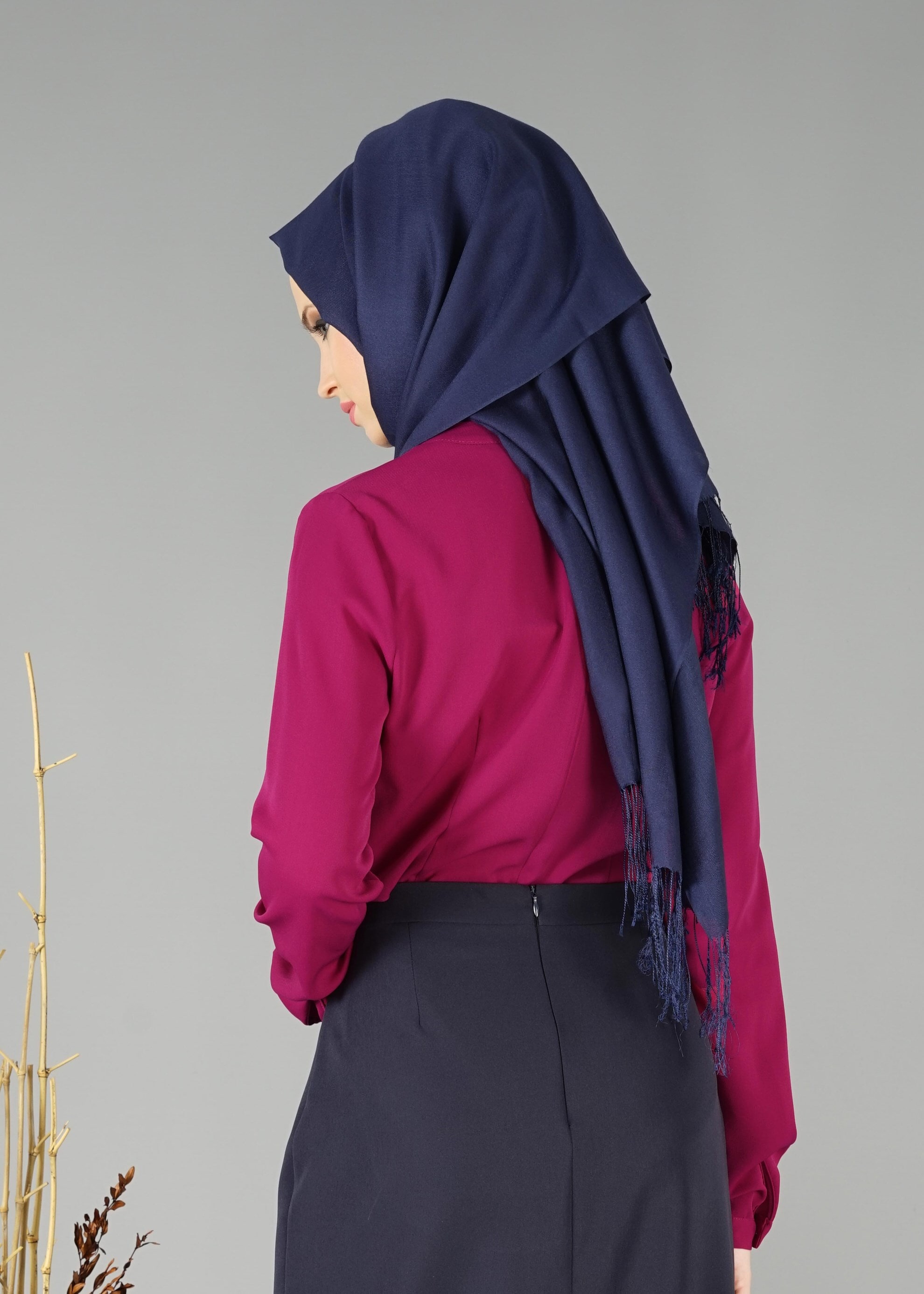 Tesettür giyim FUŞYA 4794 BLUZ