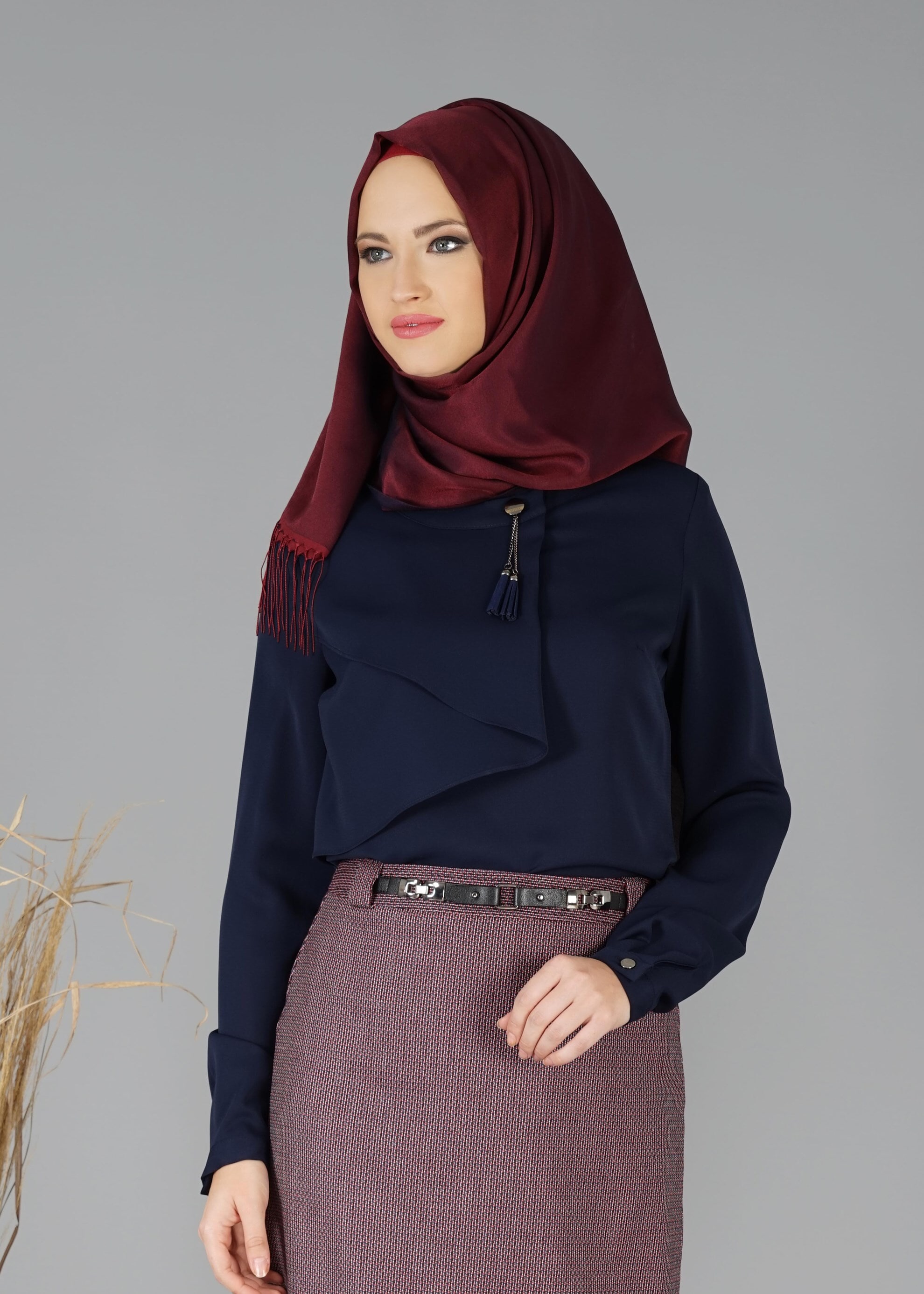 Tesettür giyim LACİVERT 4794 BLUZ