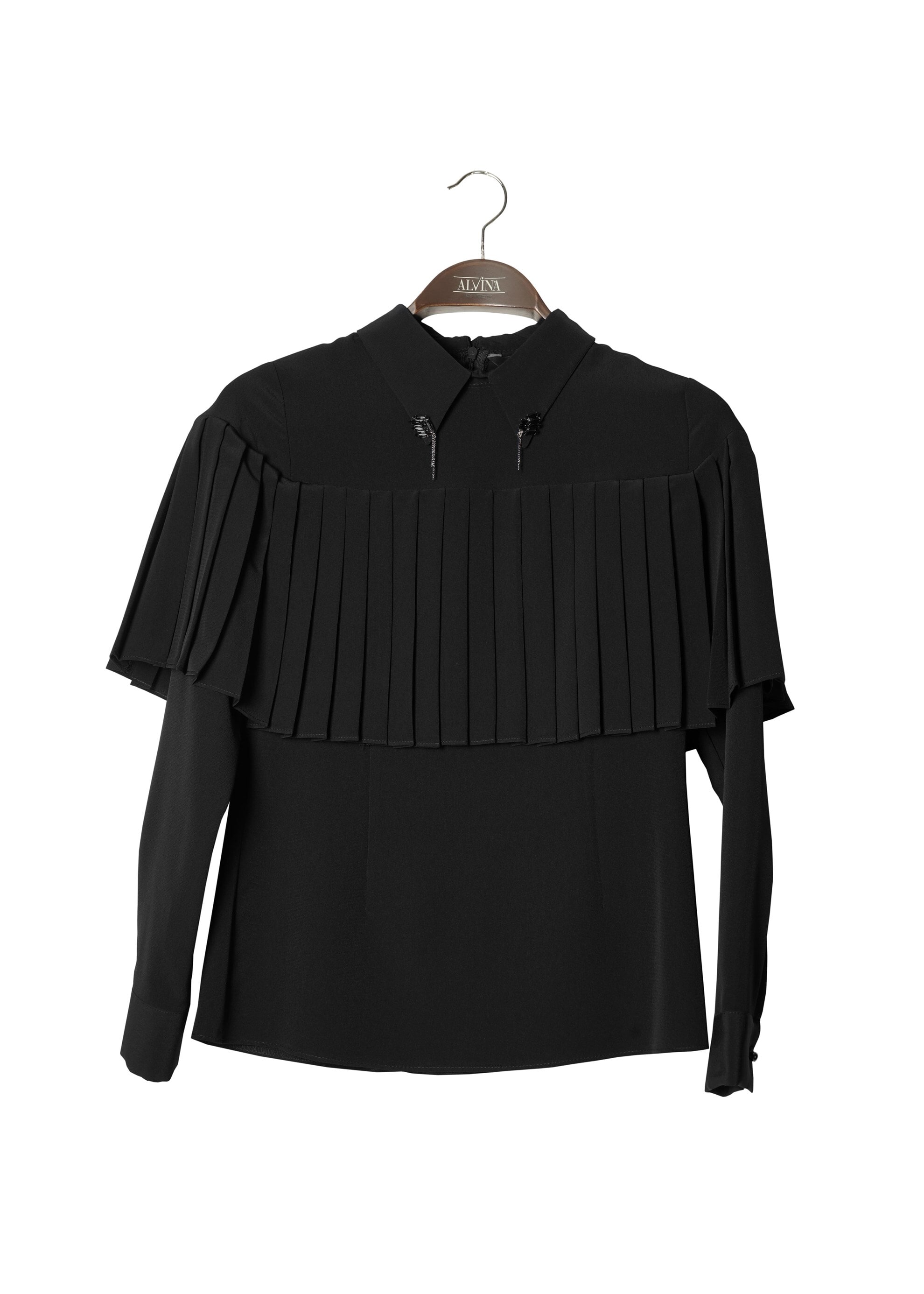 Tesettür giyim SİYAH 4842 New Loren Tesettür Bluz 36/44 TEK38