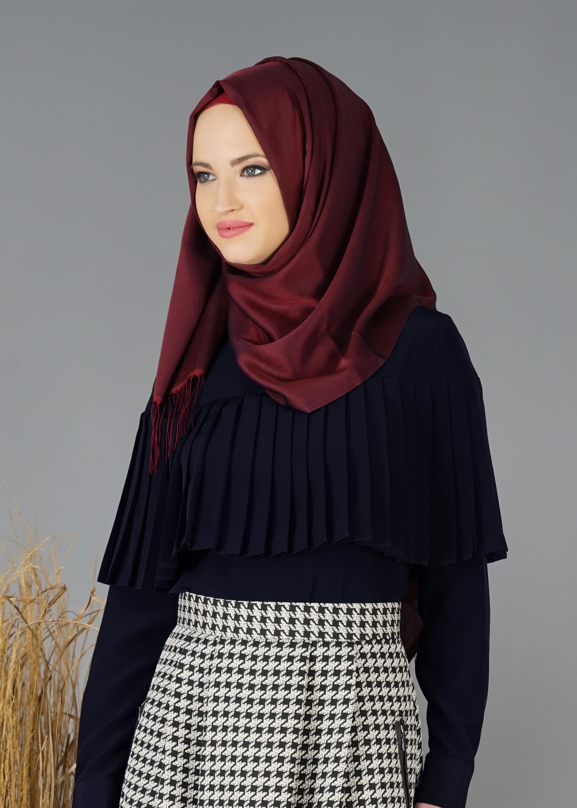 Tesettür giyim LACİVERT 4842 New Loren Tesettür Bluz 36/44 TEK38