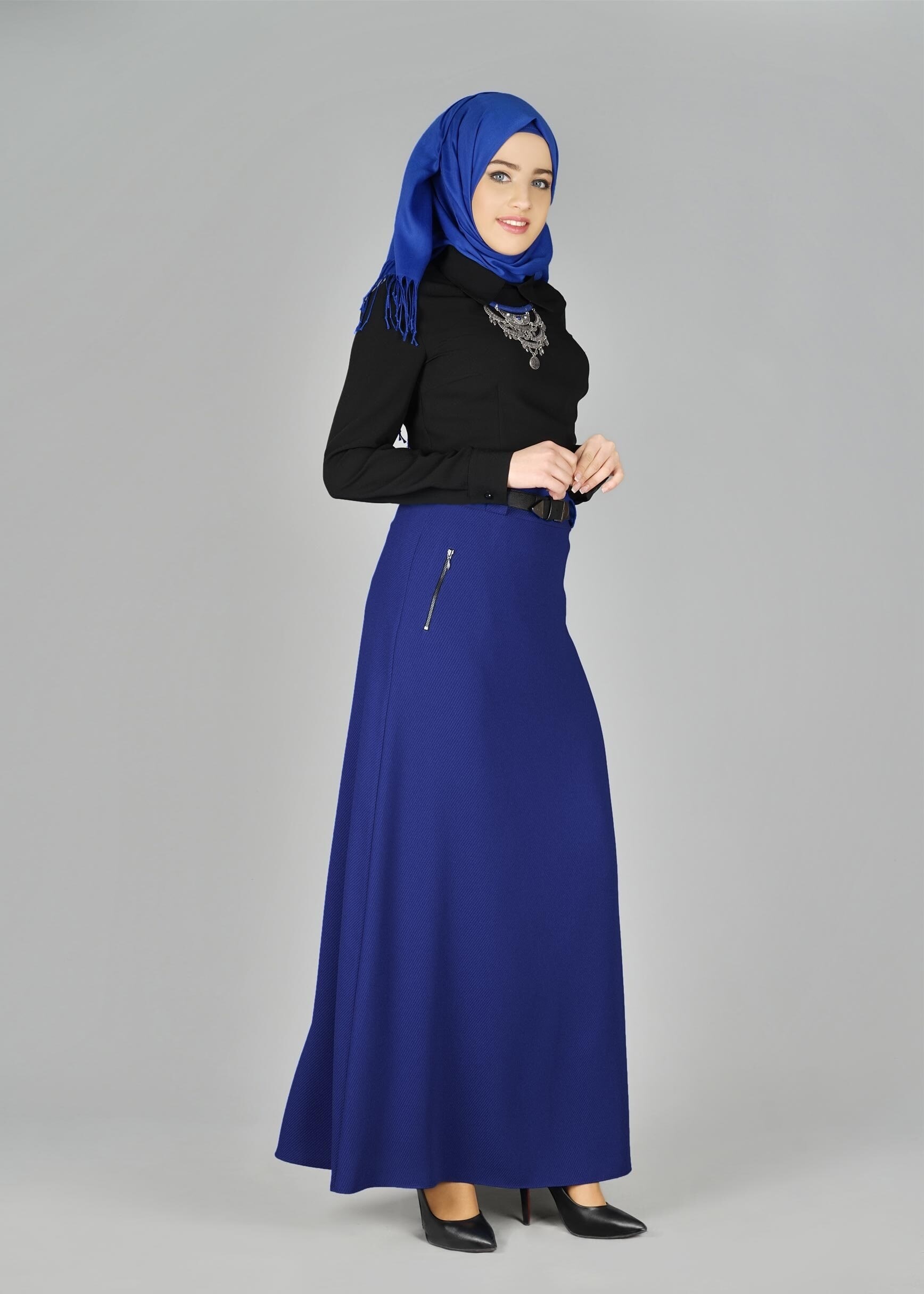 Tesettür giyim SİYAH BASIC BLUZ 4919 