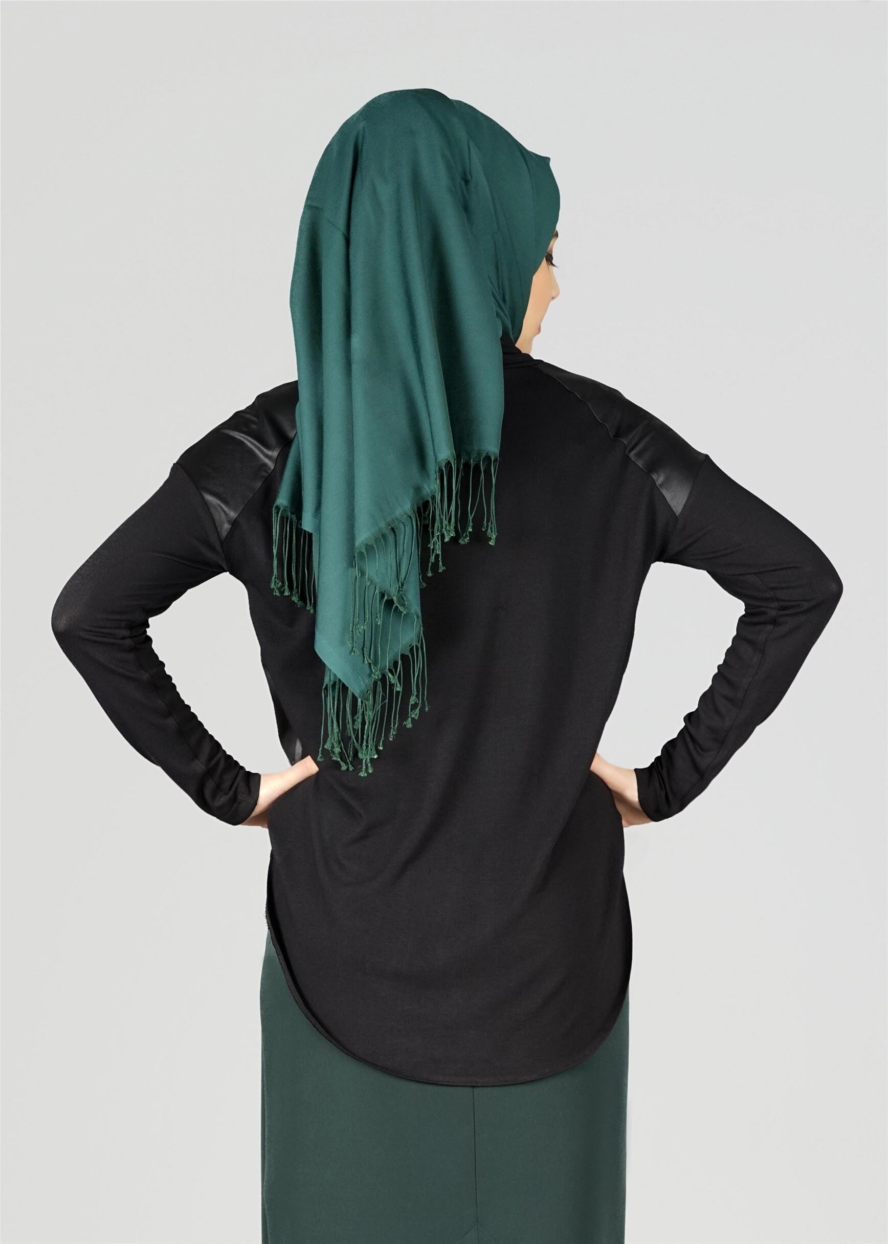 Tesettür giyim SİYAH 4982 BLUZ