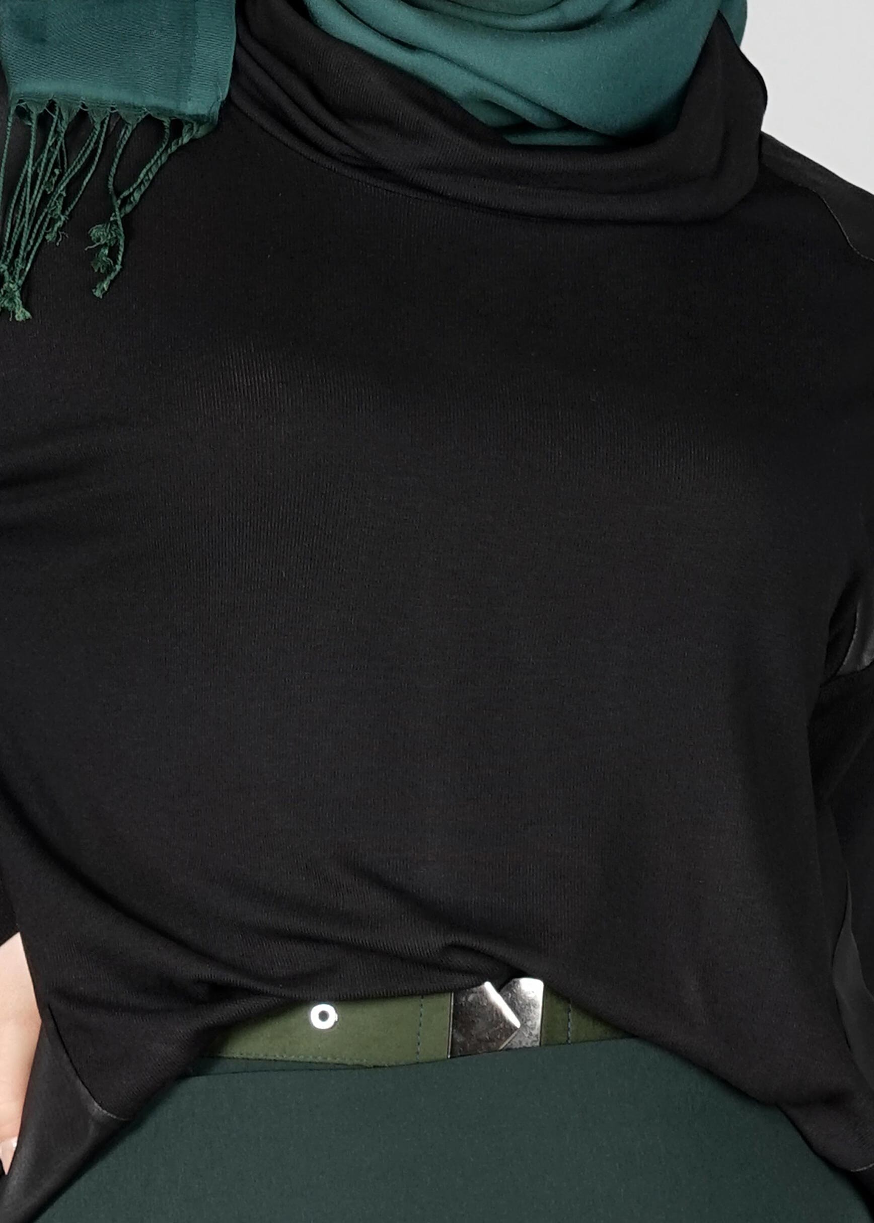 Tesettür giyim SİYAH 4982 BLUZ