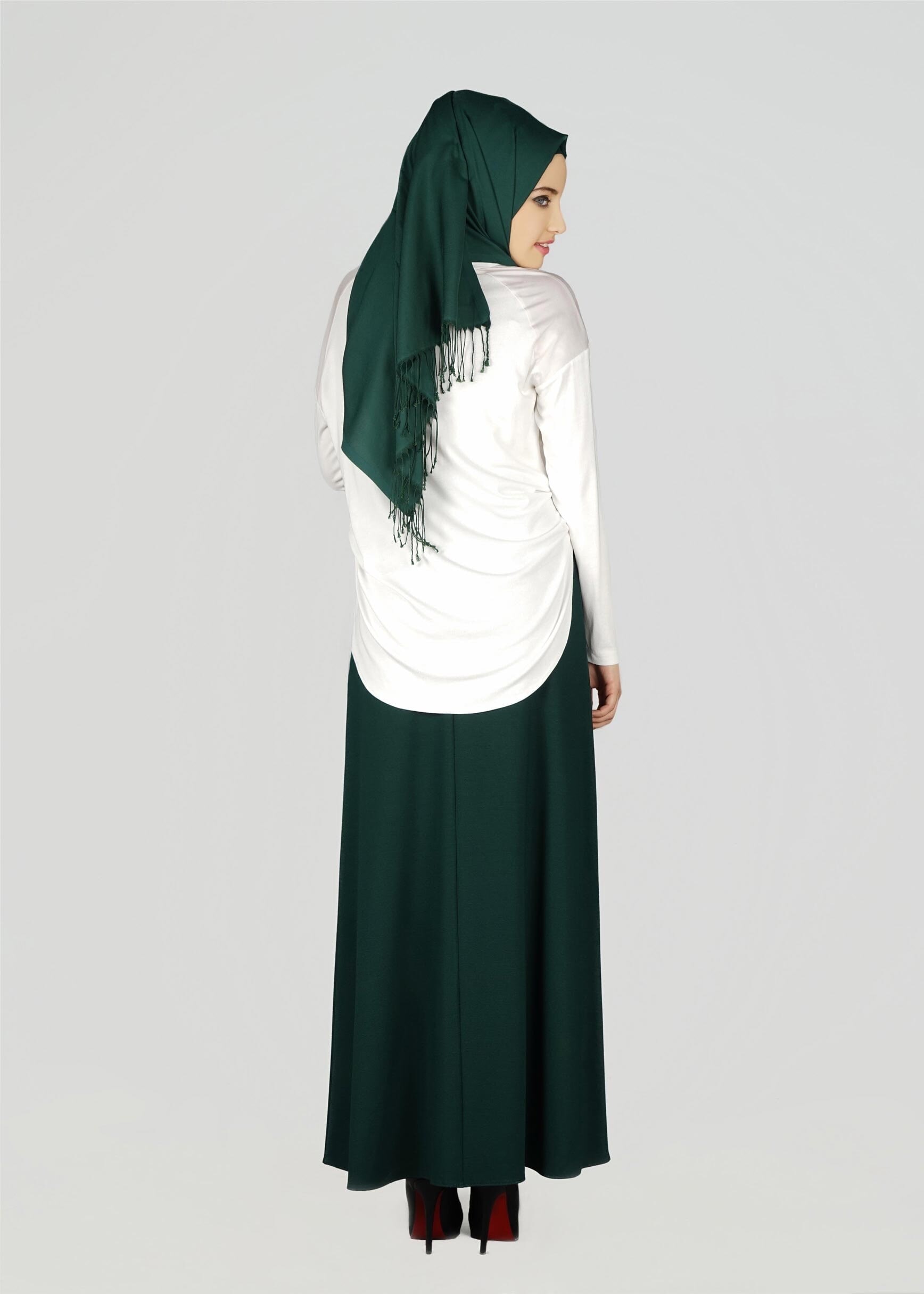 Tesettür giyim BEYAZ 4982 BLUZ