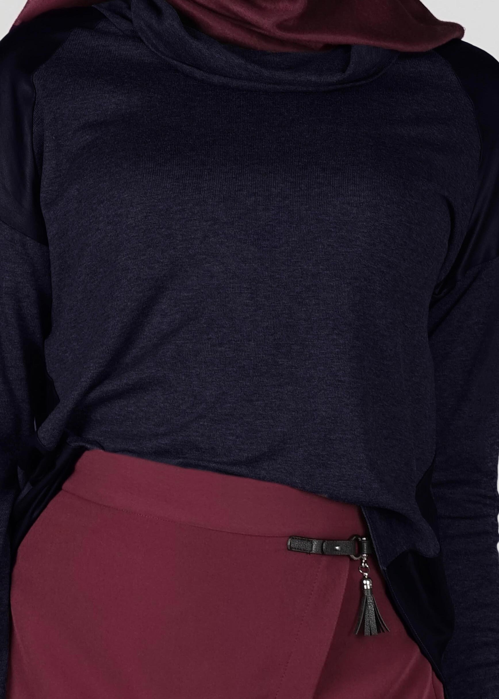 Tesettür giyim LACİVERT 4982 BLUZ