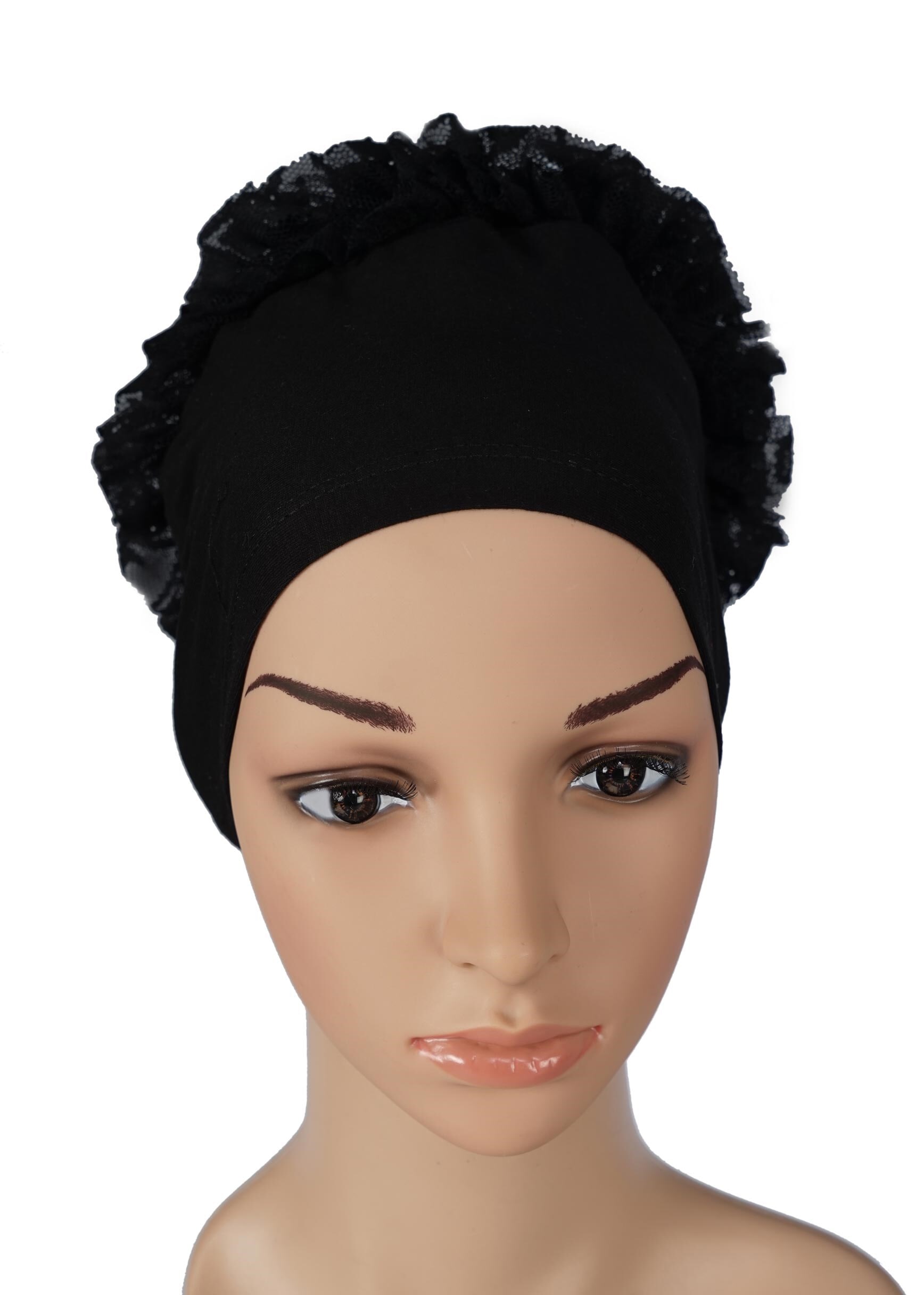 Vêtements hijab NOIR BONNET 40090-1 