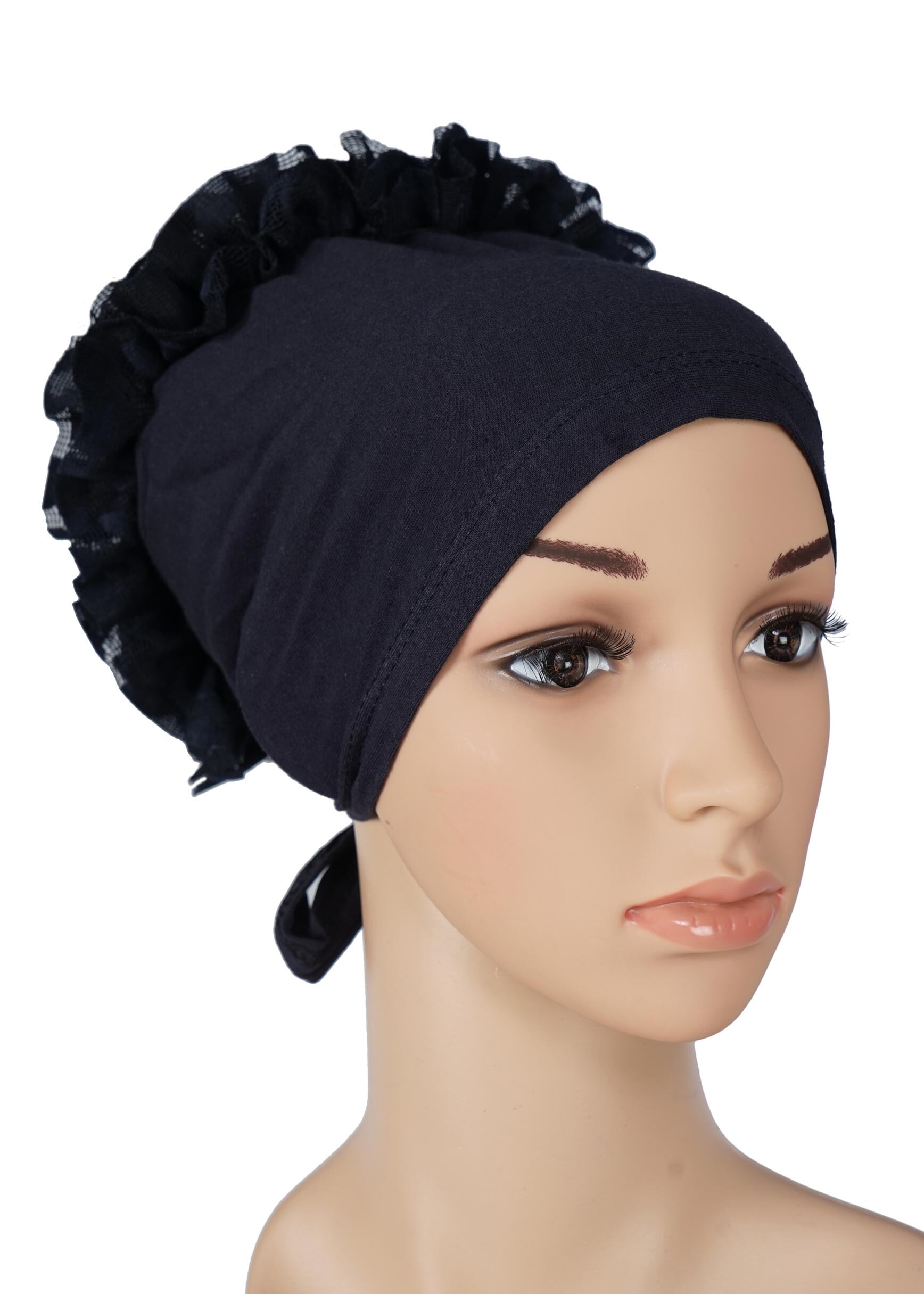 Tesettür giyim LACİVERT 40090-1 BONE