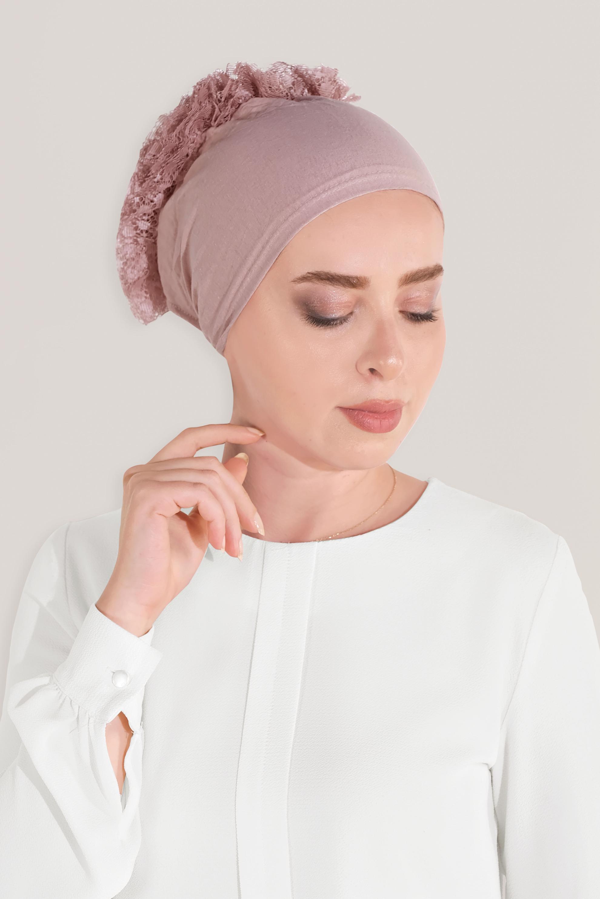 Vêtements hijab POUDRE BONNET 40090-1 