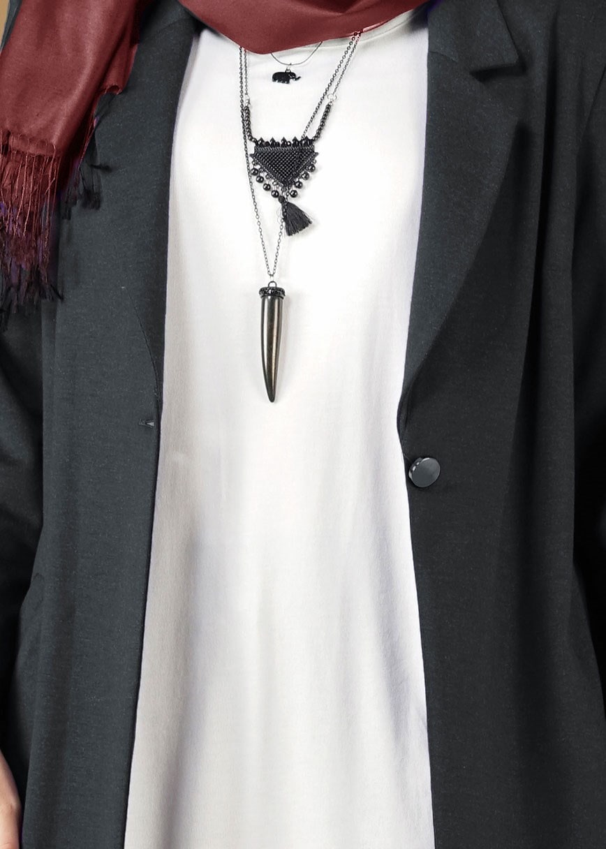 Tesettür giyim SİYAH 2642 CEKET