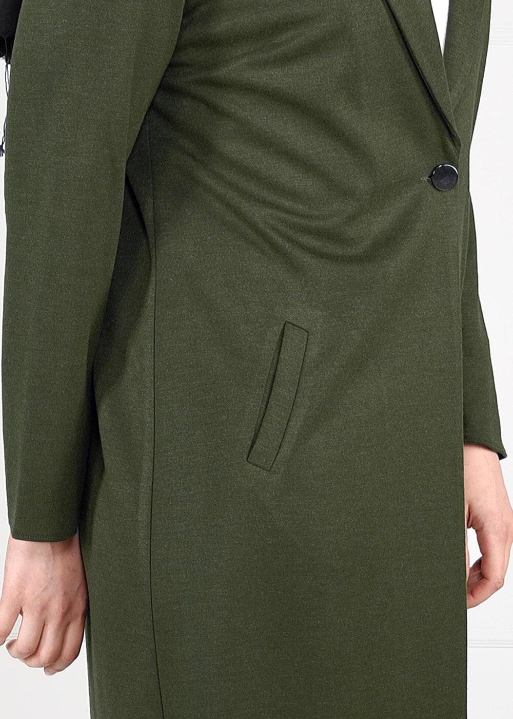 Tesettür giyim HAKİ 2642 CEKET