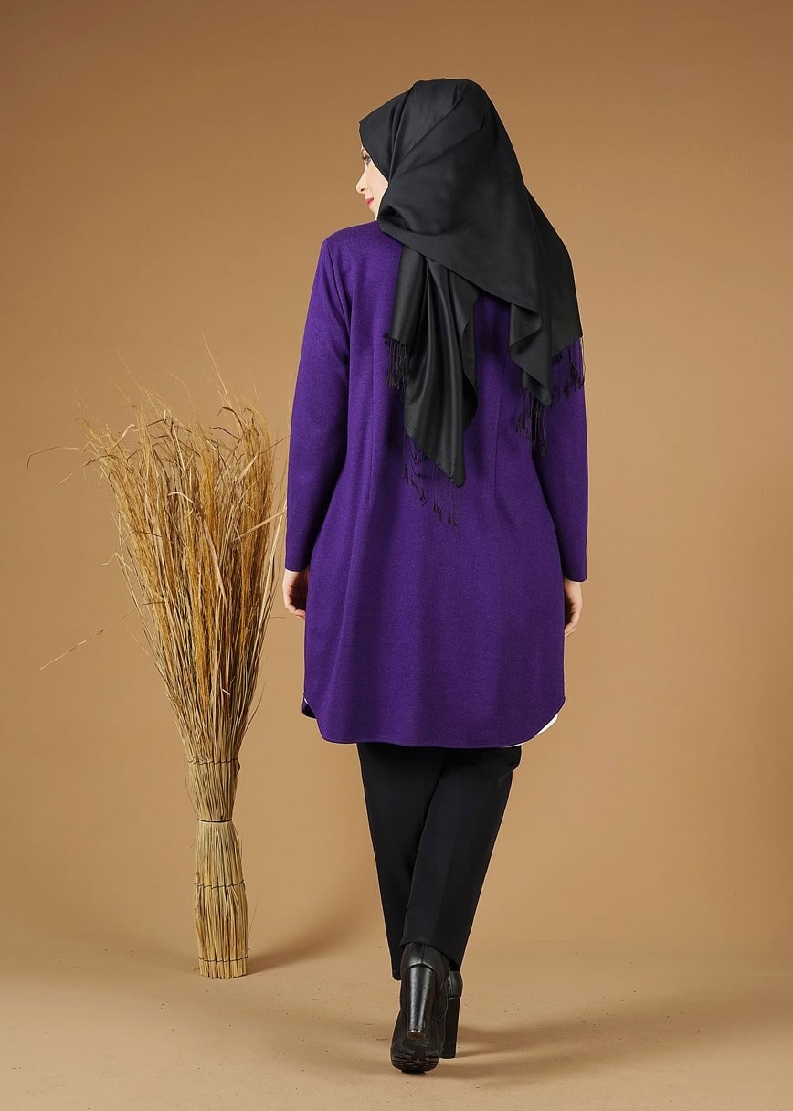 Tesettür giyim LACİVERT 2642 CEKET