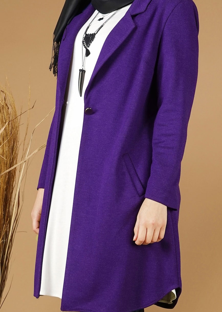 Tesettür giyim LACİVERT 2642 CEKET