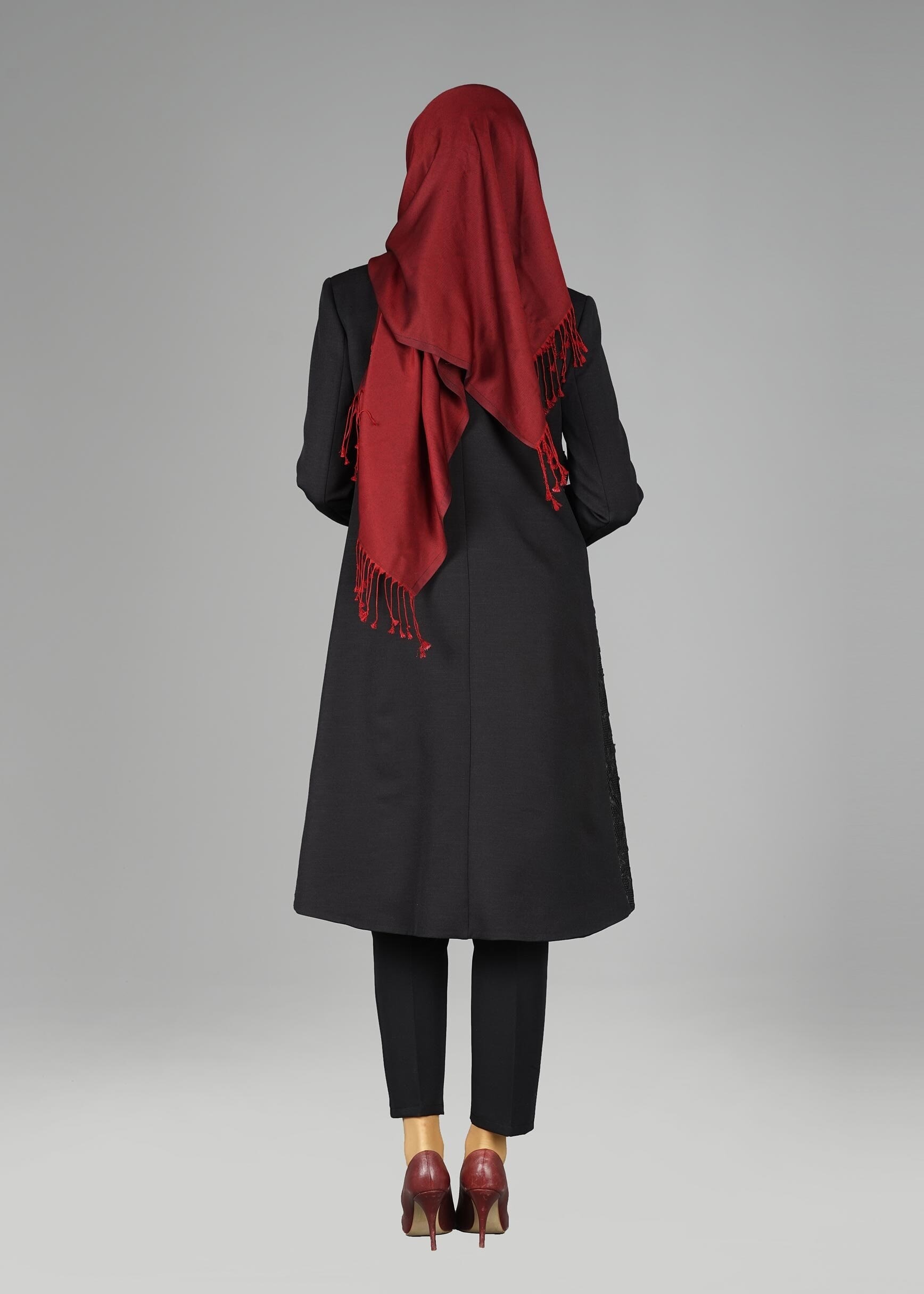 Tesettür giyim SİYAH 4017 CEKET