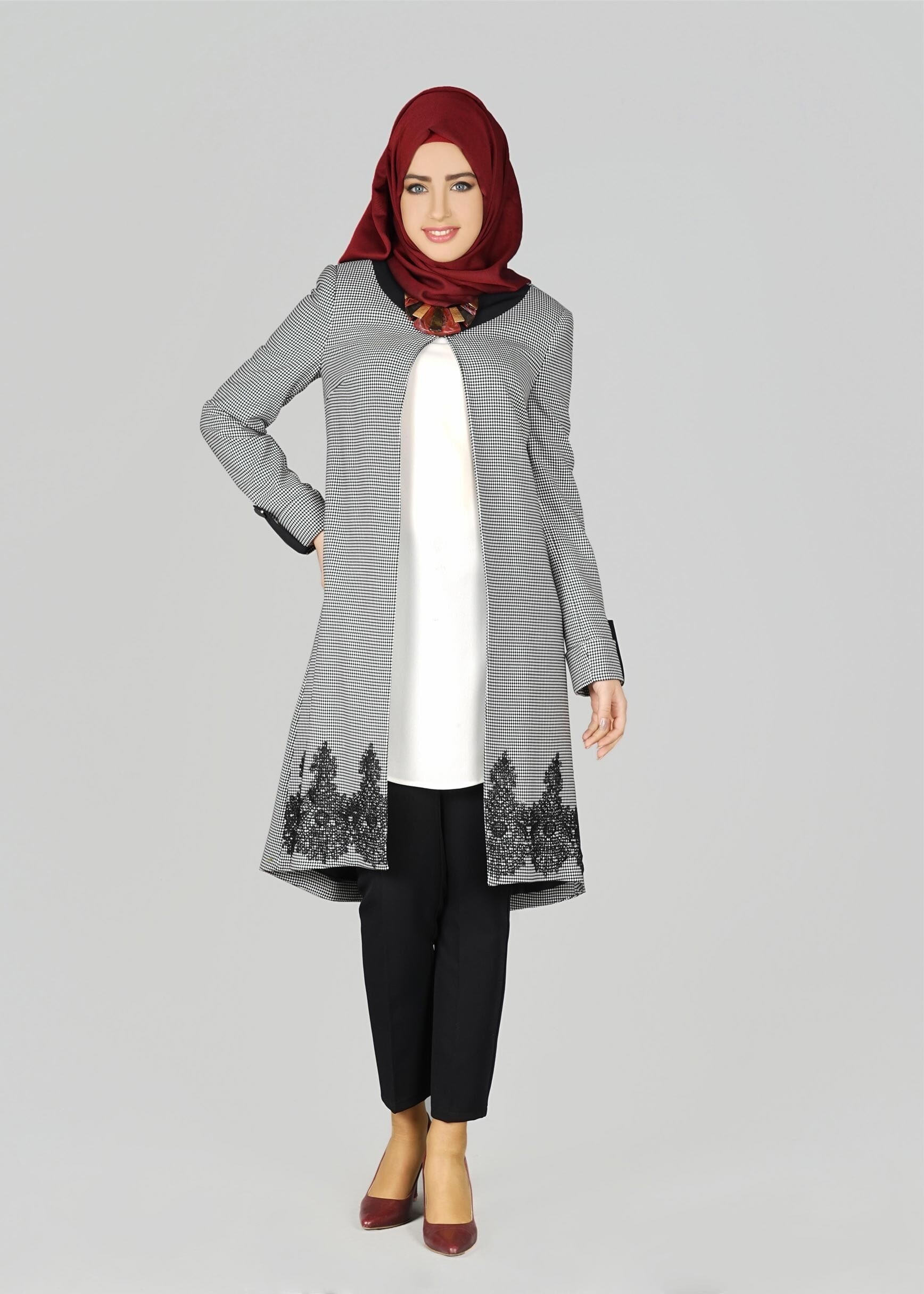 Tesettür giyim SİYAH 4036 CEKET
