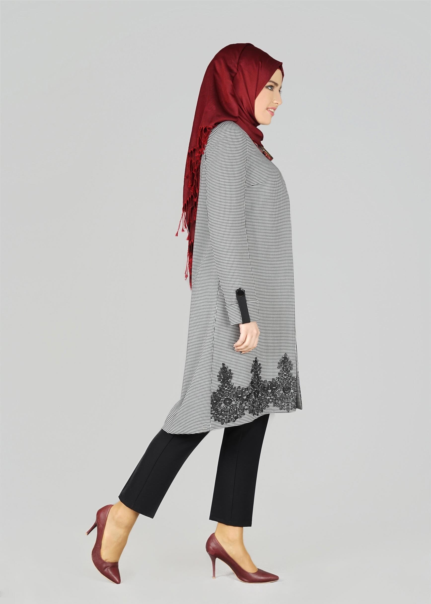 Tesettür giyim SİYAH 4036 CEKET