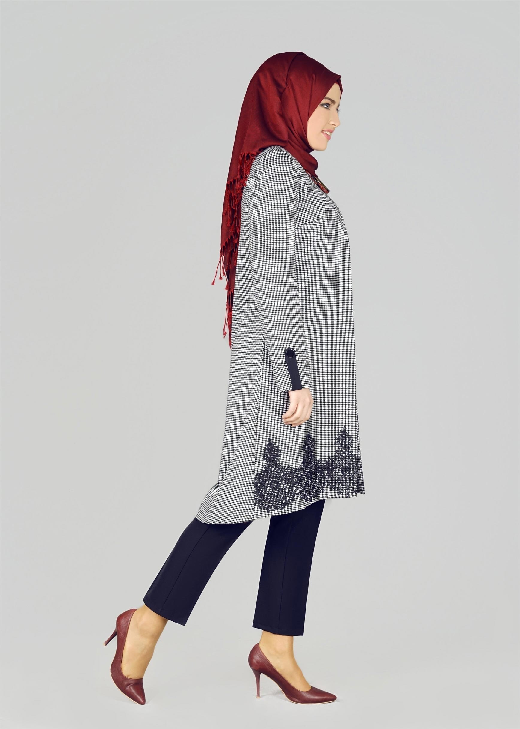 Tesettür giyim LACİVERT 4036 CEKET