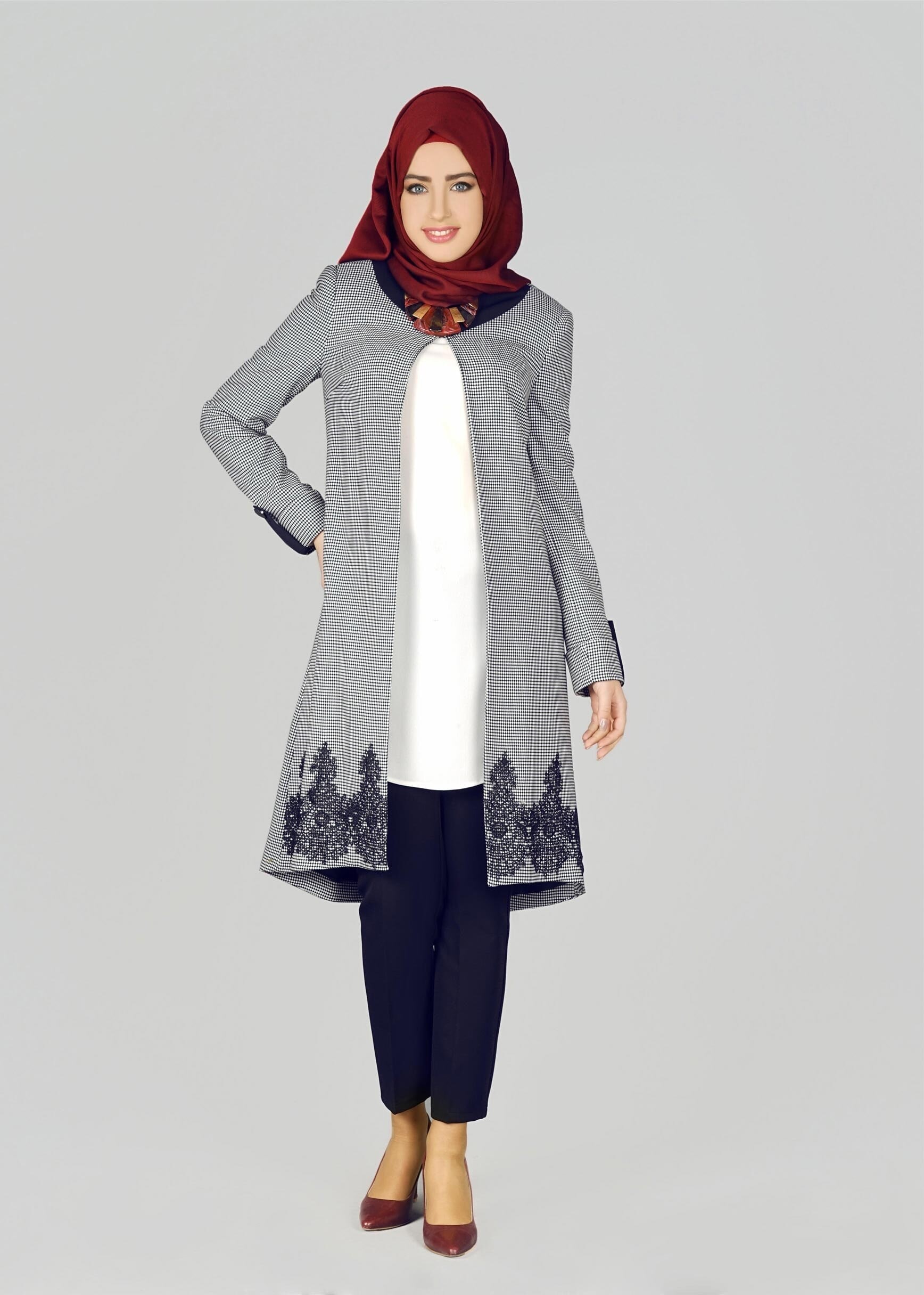 Tesettür giyim LACİVERT 4036 CEKET