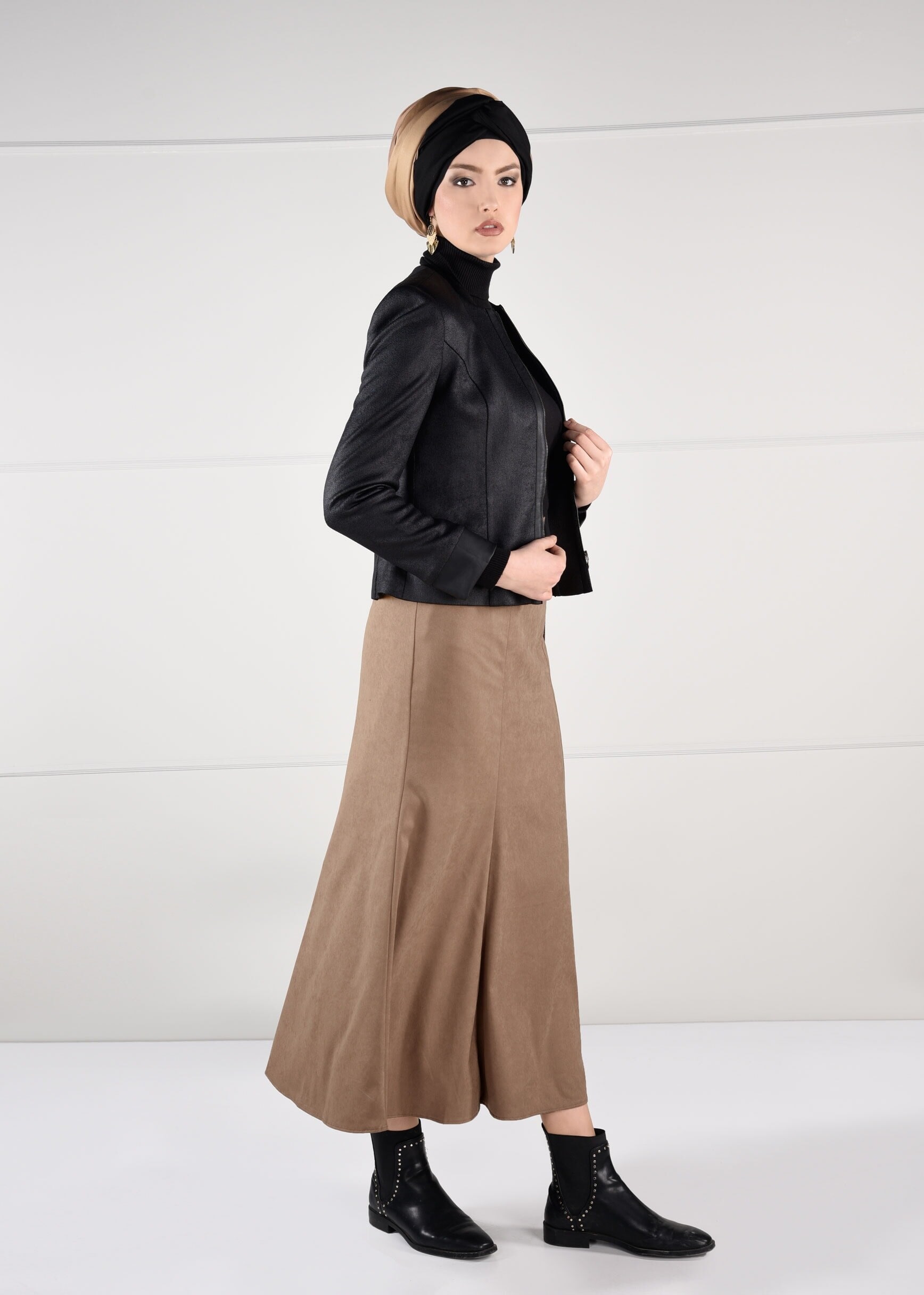 Tesettür giyim SİYAH 4897 CEKET