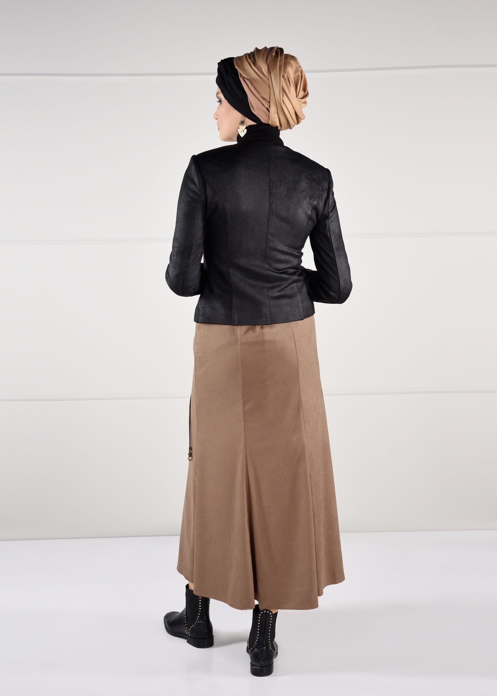 Tesettür giyim SİYAH 4897 CEKET