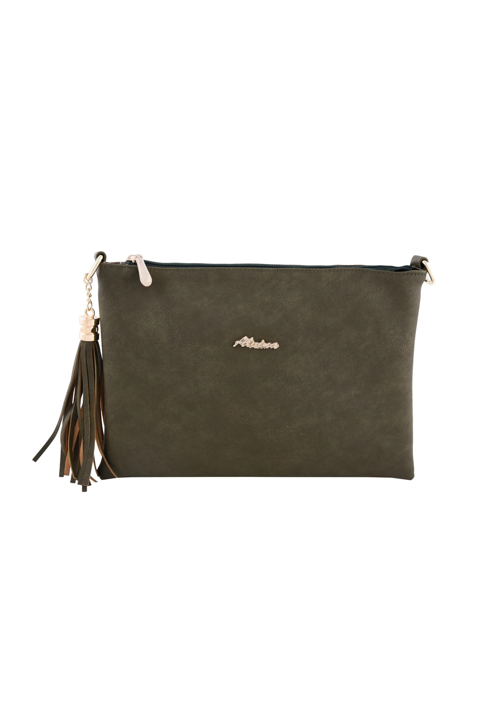 Tesettür giyim HAKİ 08 ALVİNA ÇANTA