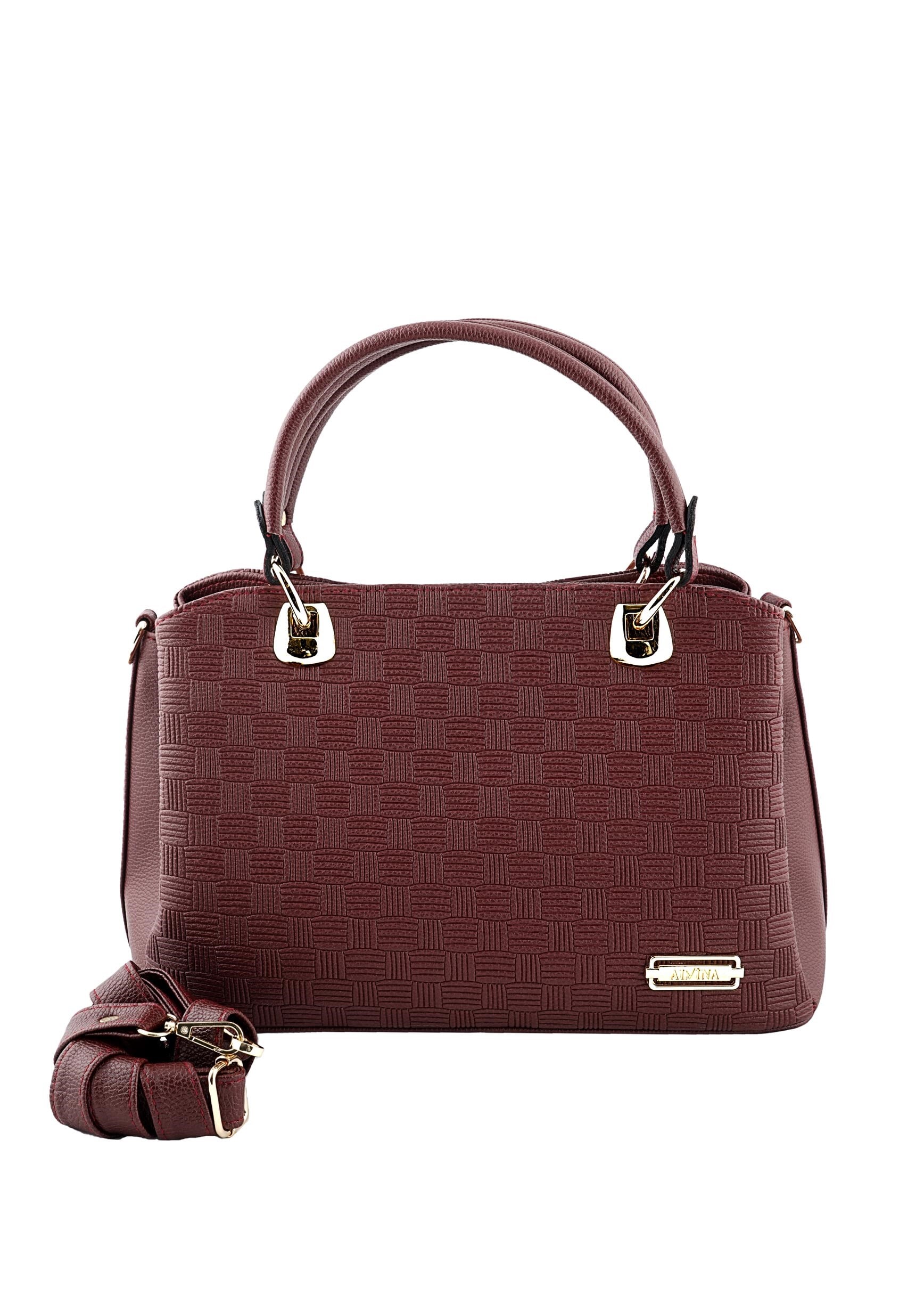 Tesettür giyim BORDO 1400 ALVİNA ÇANTA