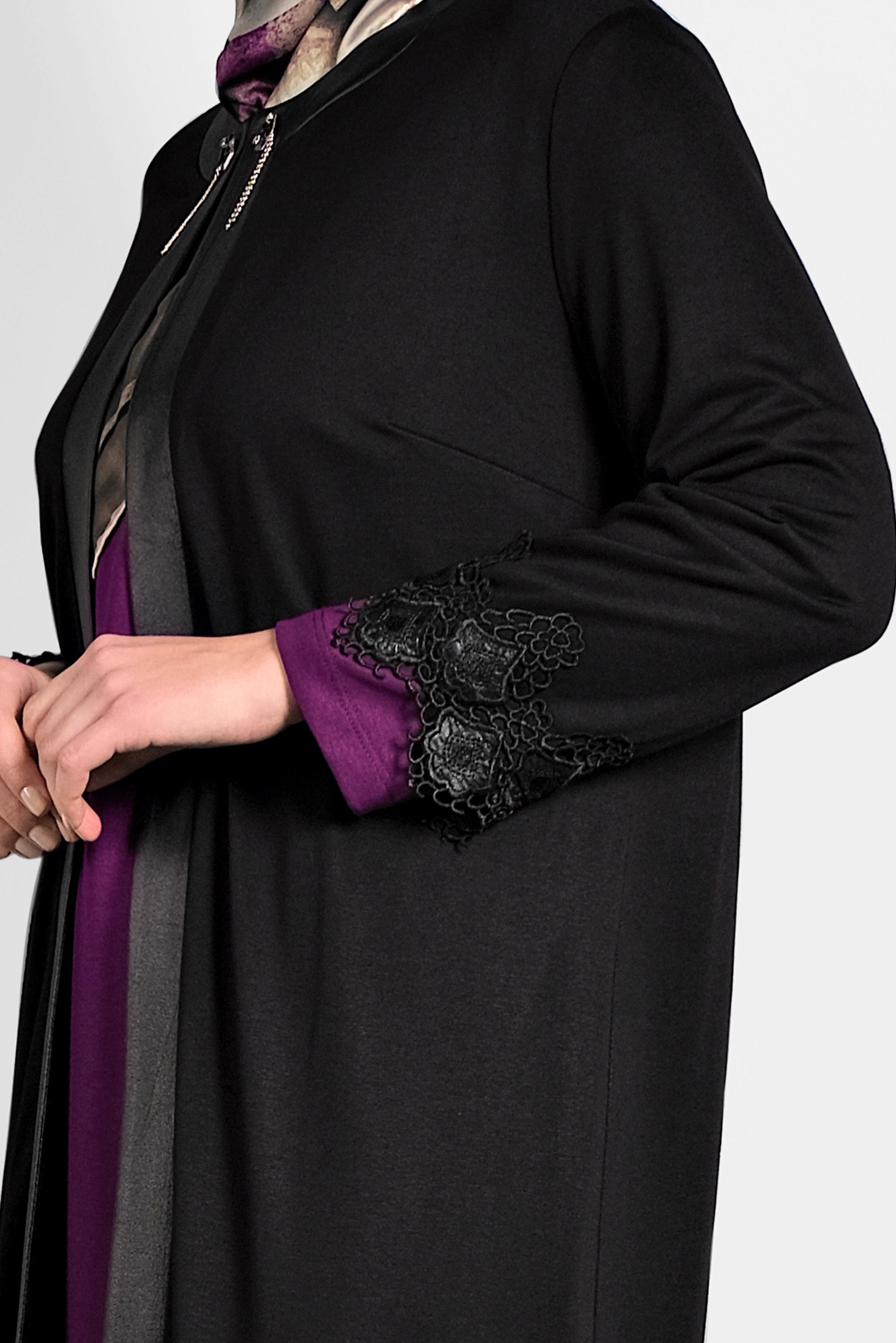 Vêtements hijab POURPRE ROBE À GUIPURES 2657 