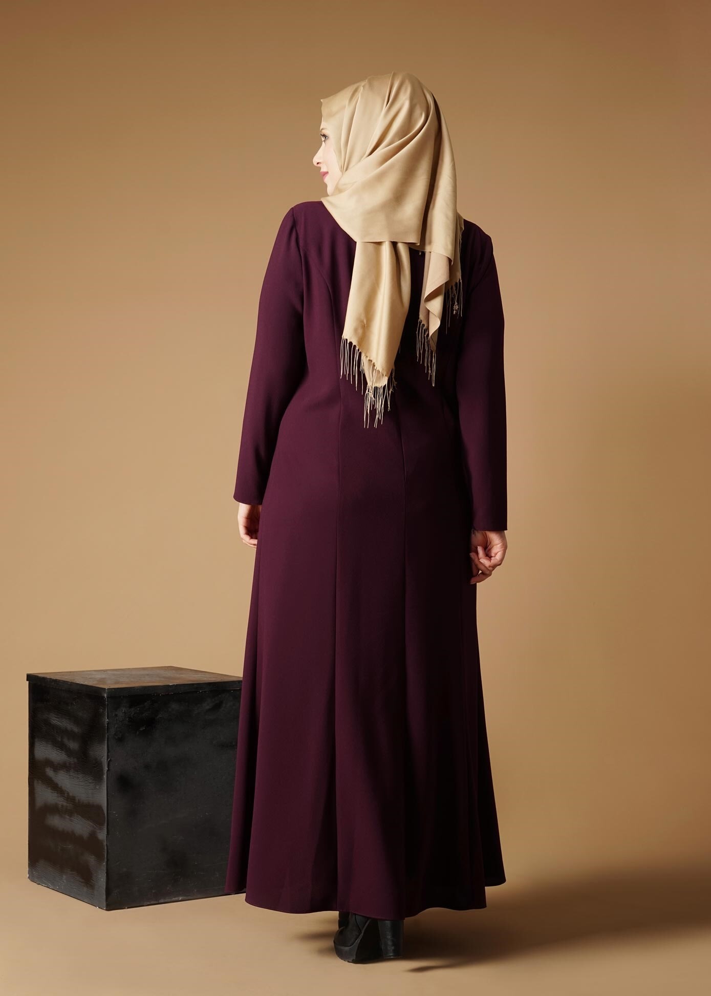 Tesettür giyim MÜRDÜM 2658 ELBİSE