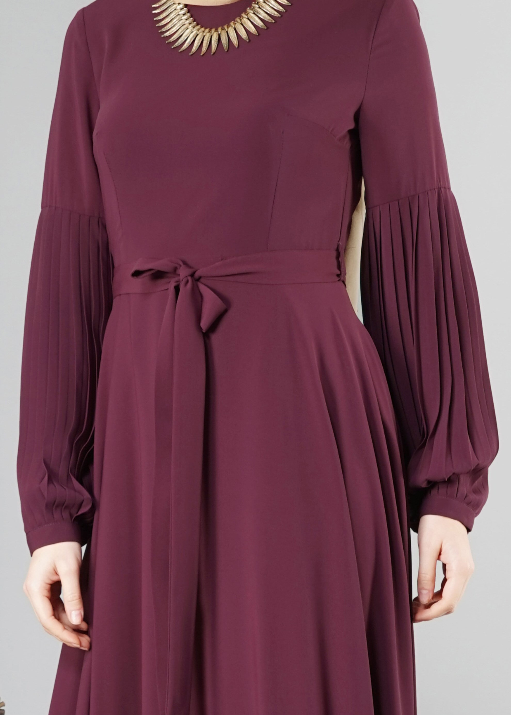 Tesettür giyim MÜRDÜM 4883 ELBİSE