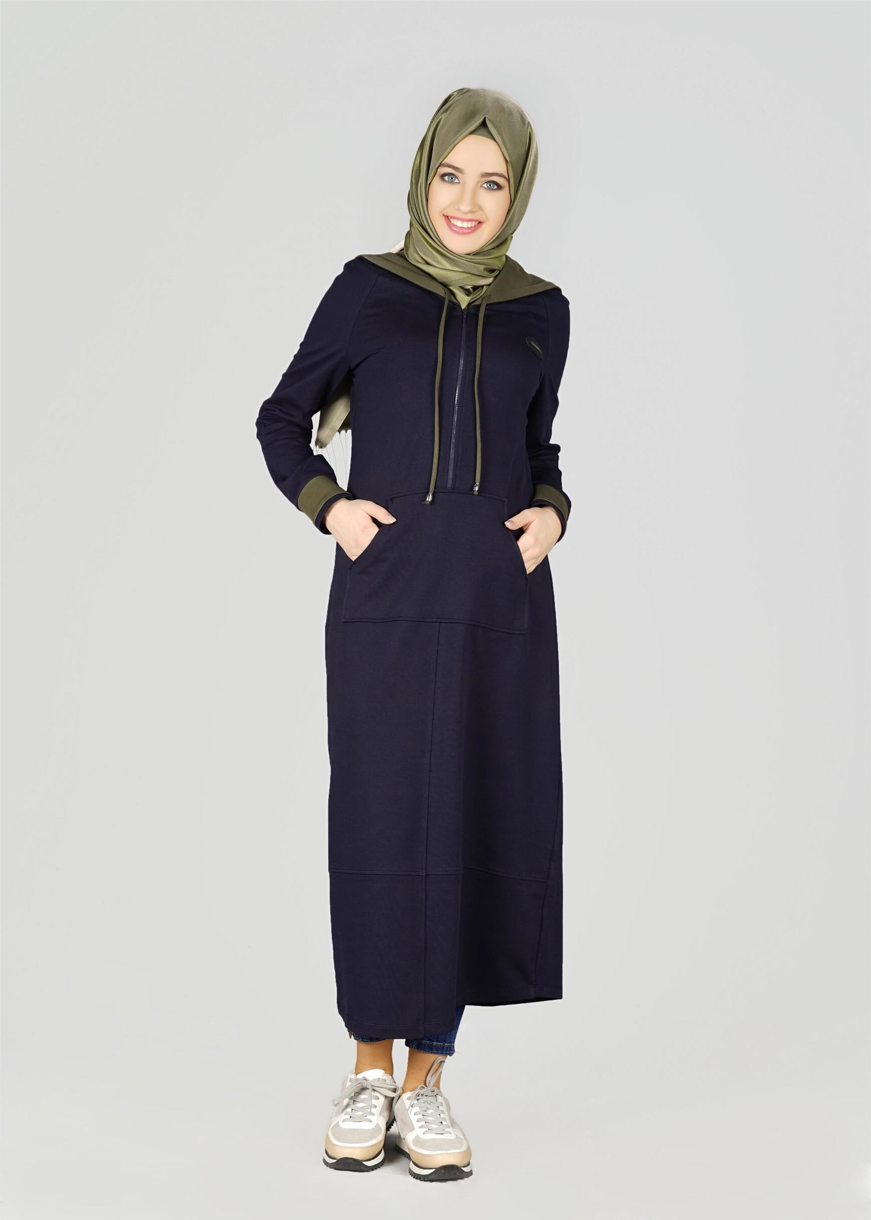 Tesettür giyim LACİVERT 4116 EŞOFMAN