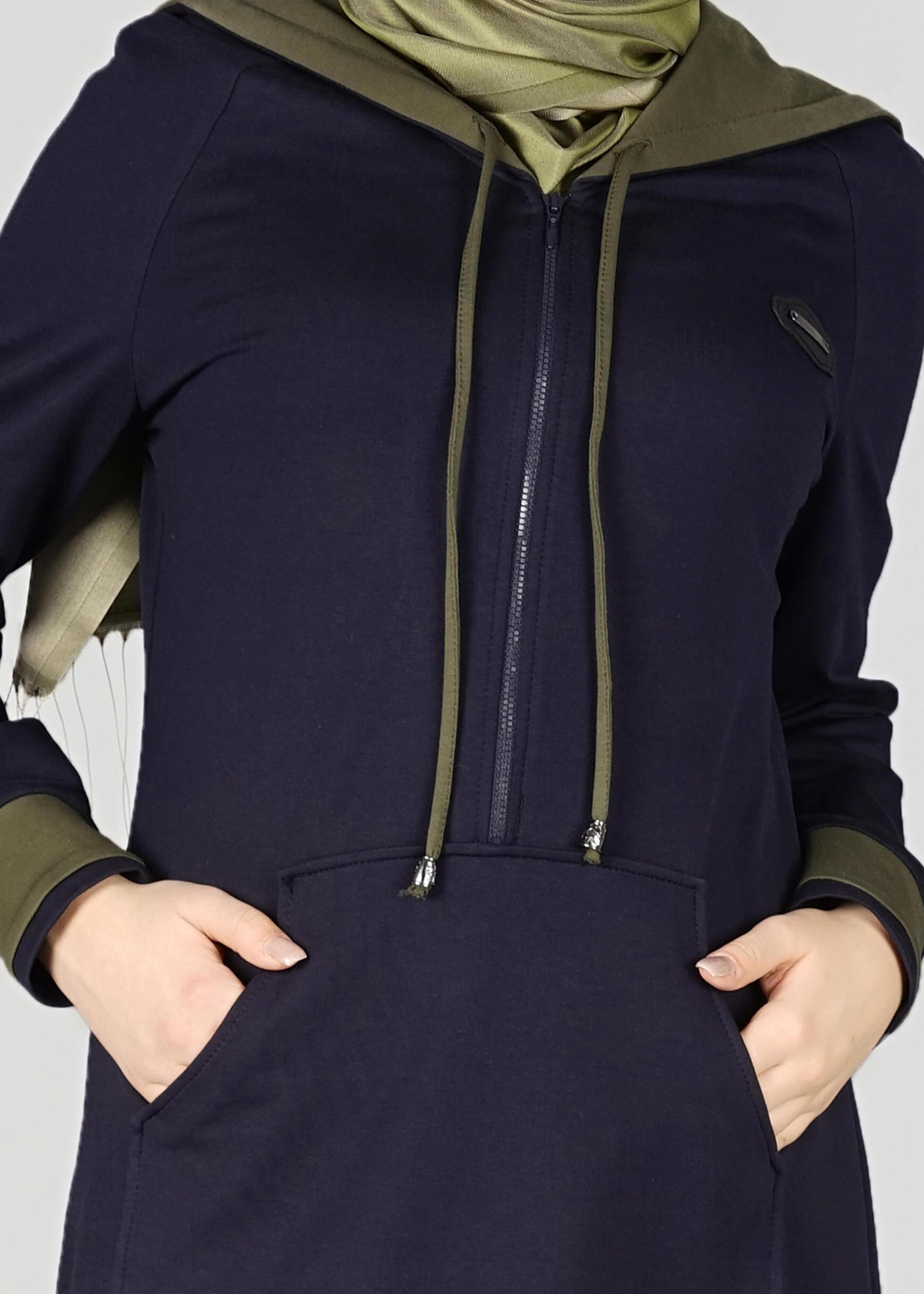 Tesettür giyim LACİVERT 4116 EŞOFMAN